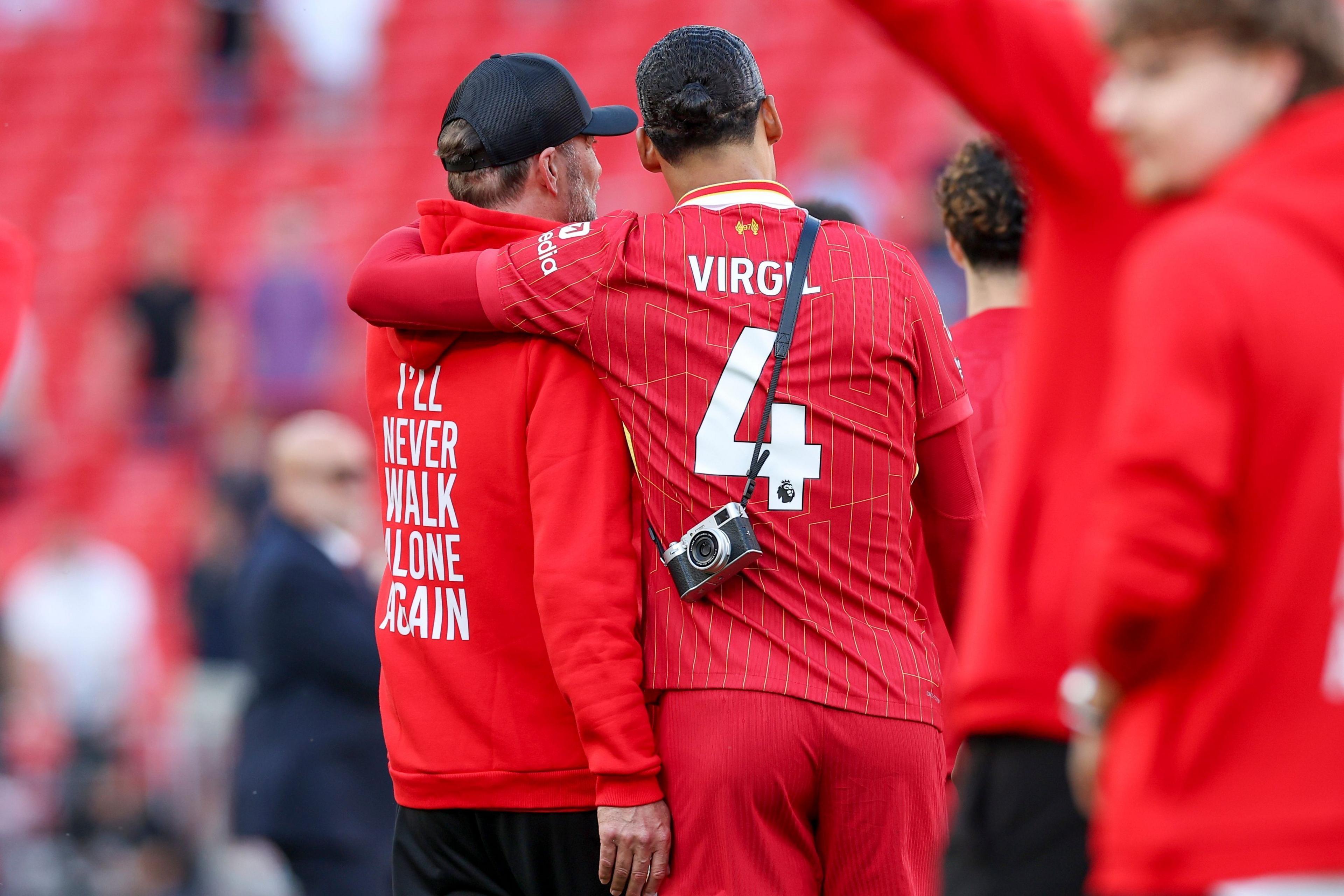 Jurgen Klopp and Virgil van Dijk