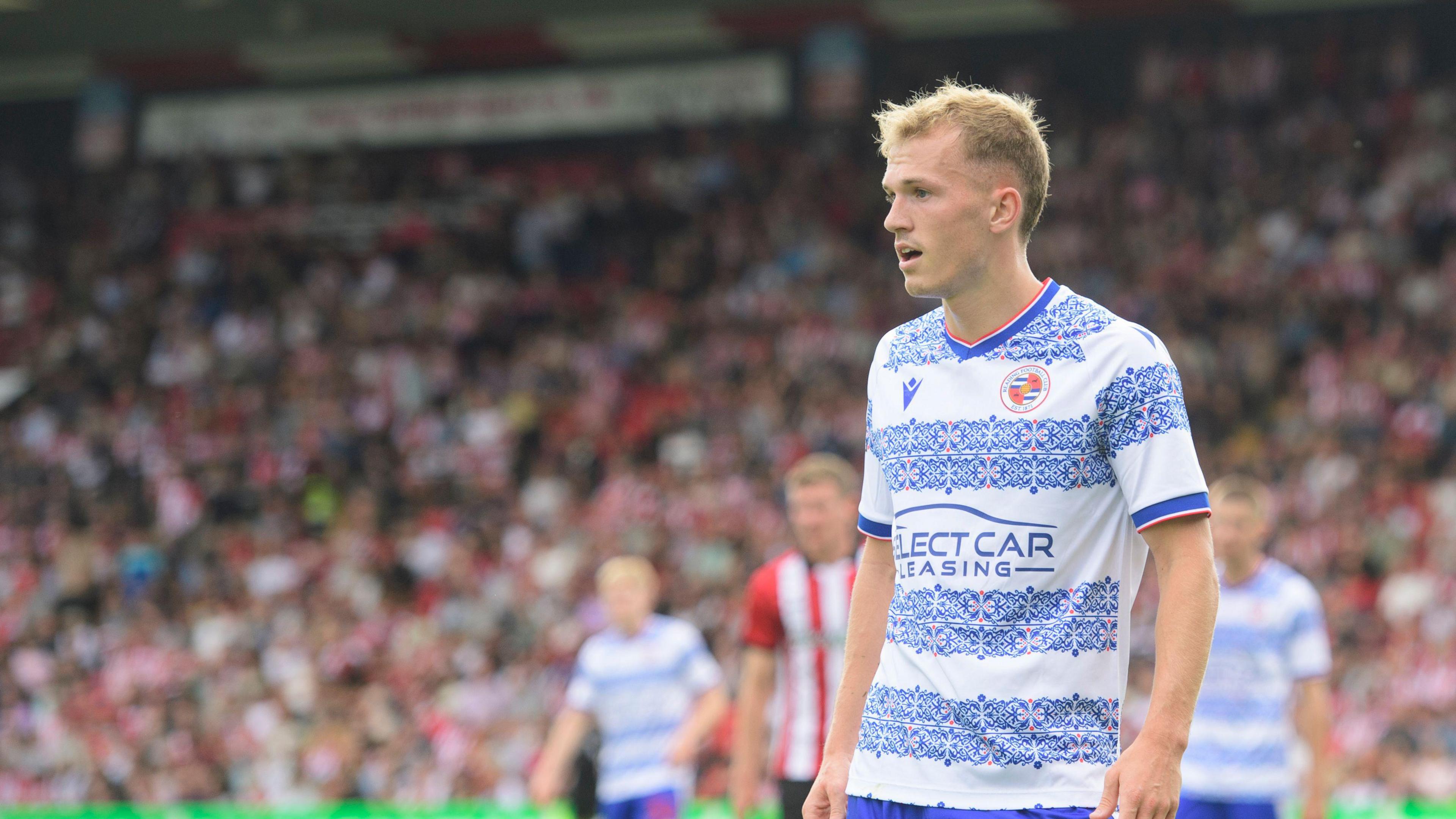 Matty Jacob during a match for Reading
