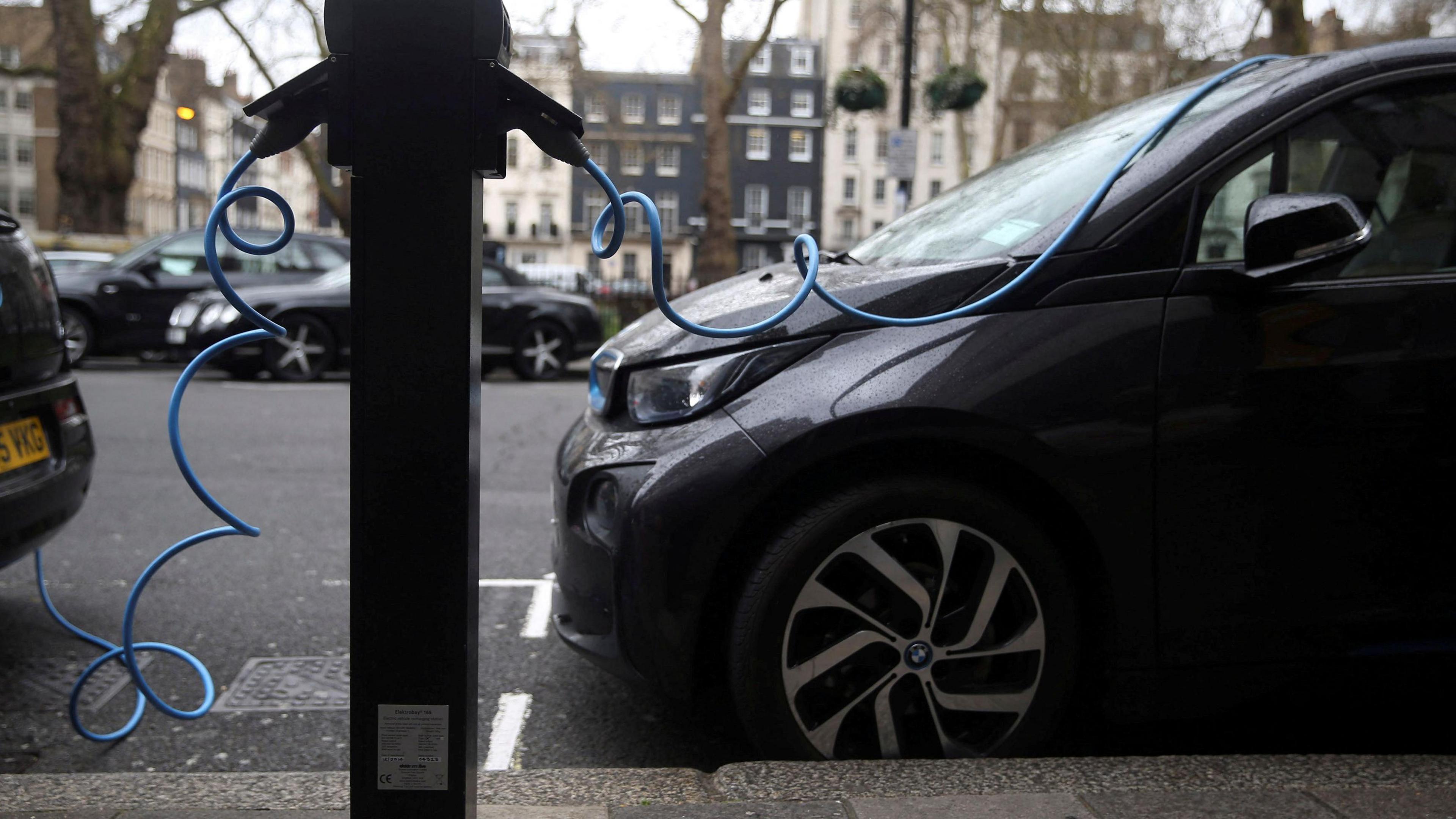 Electric cars charging