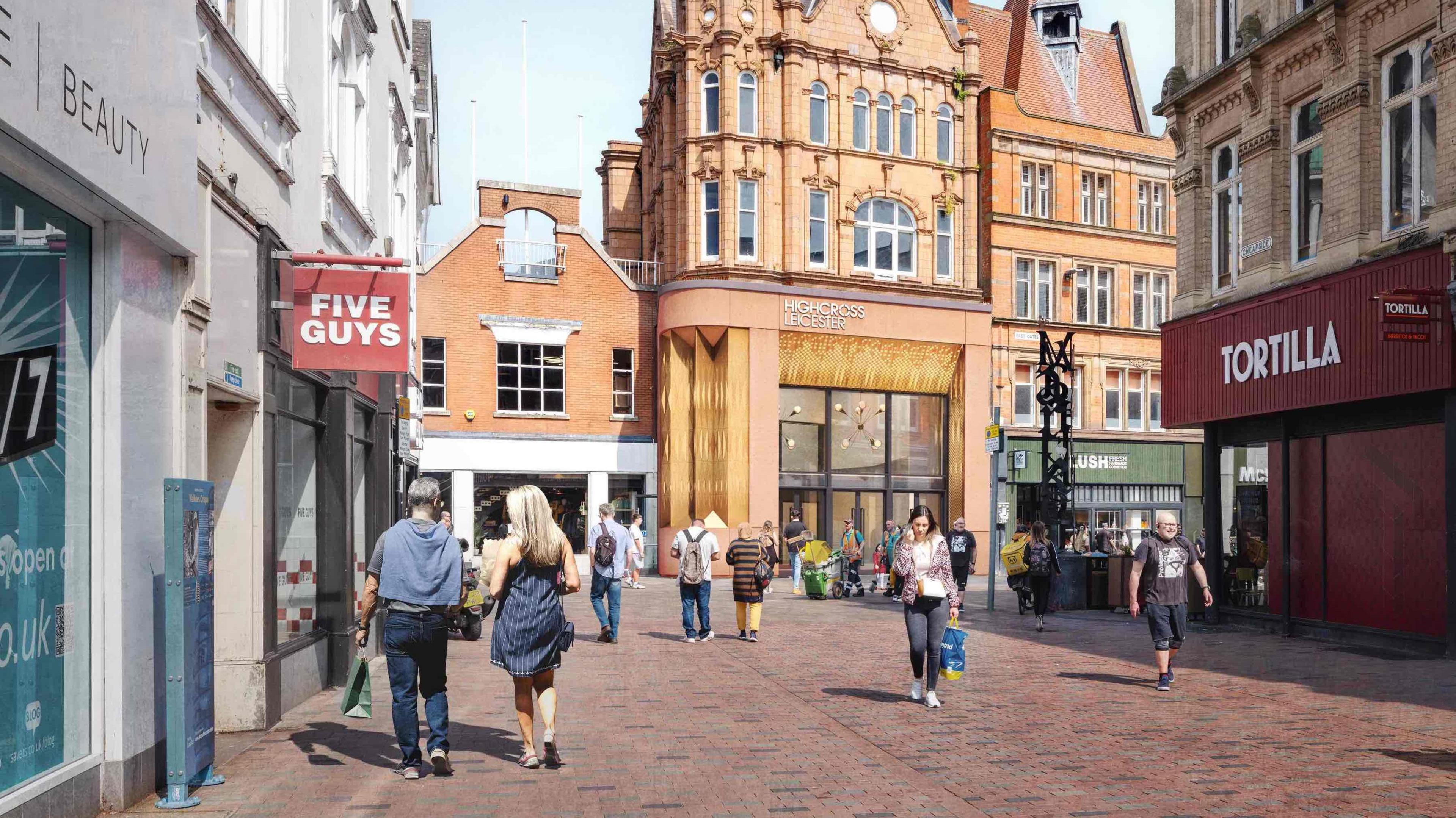 The proposed East Gates entrance which sits close to the city centre's Clock Tower