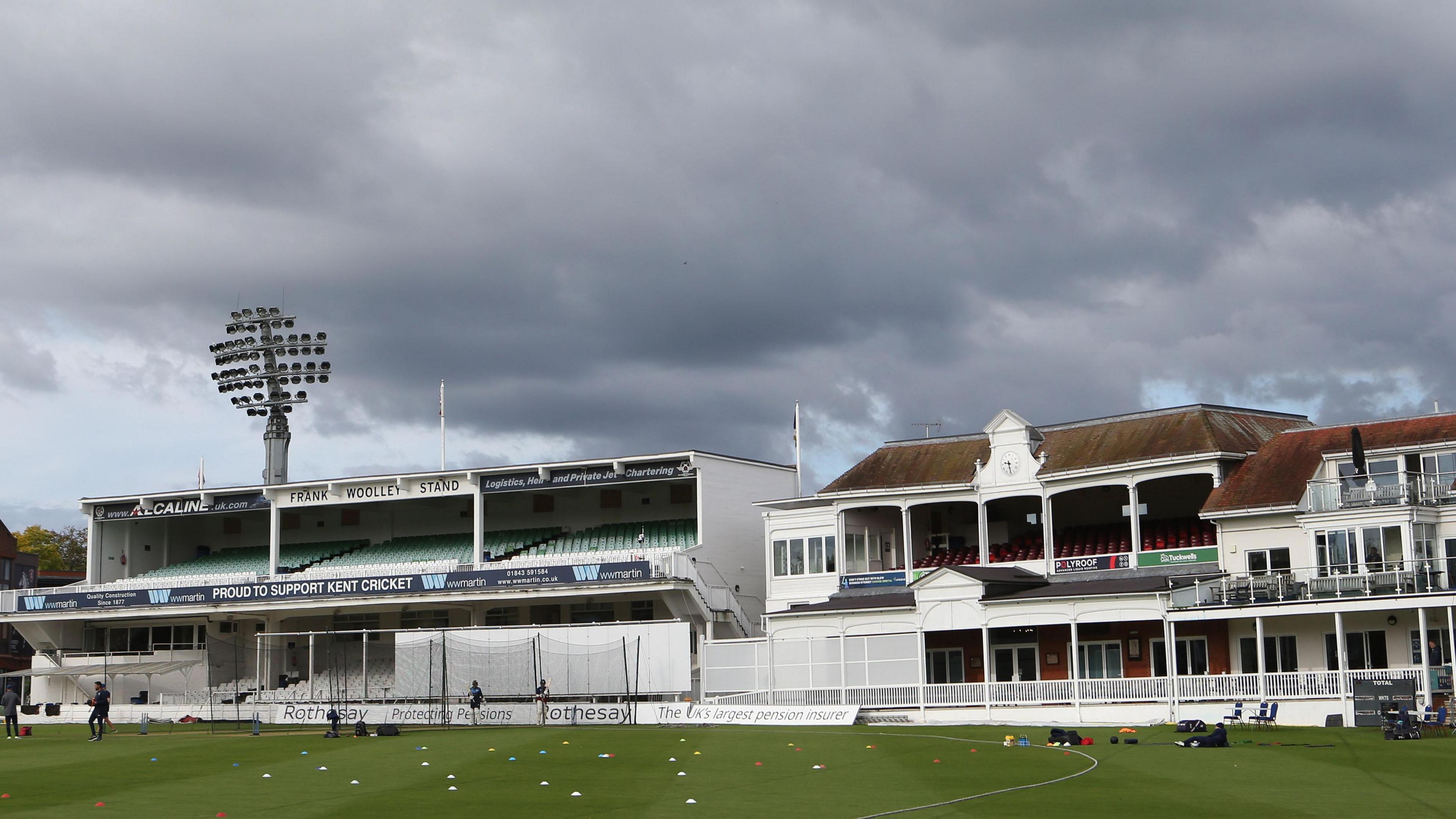 A stand at the Spitfire Ground