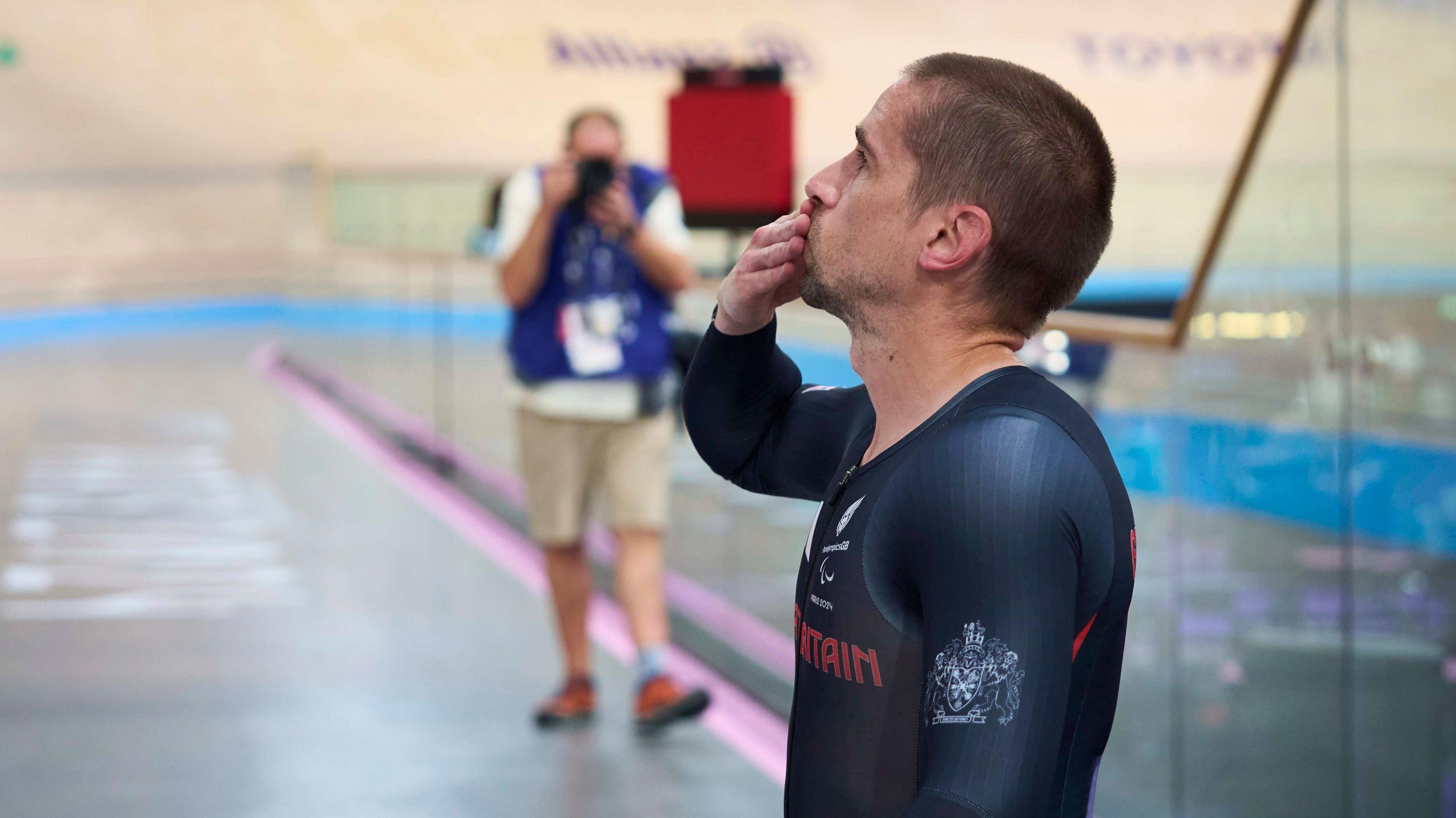 Neil Fachie after winning Paralympic silver