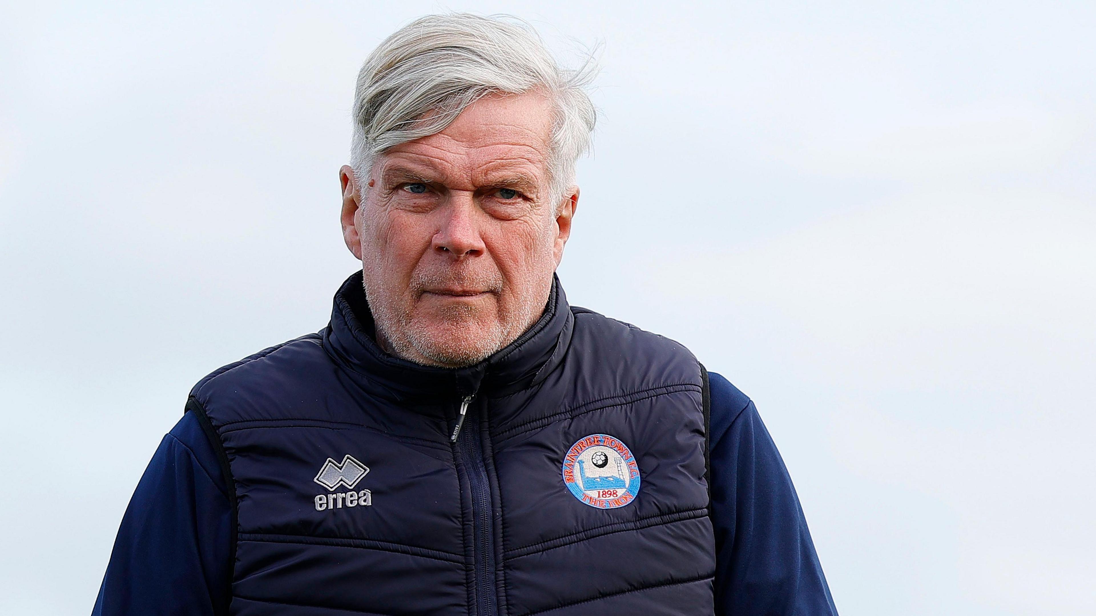 Braintree Town boss Steve Pitt.