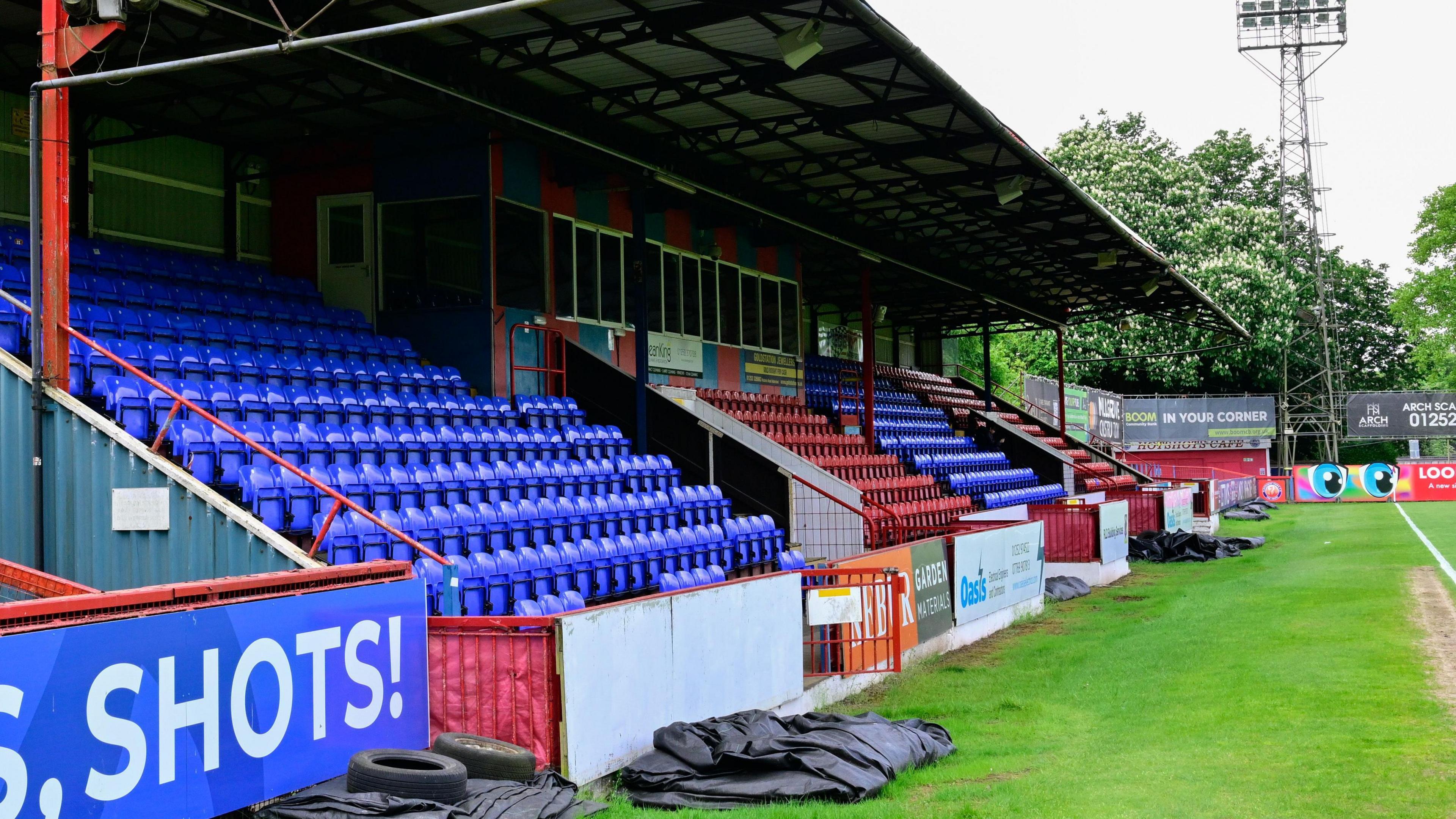 Stand at Aldershot Town's ground