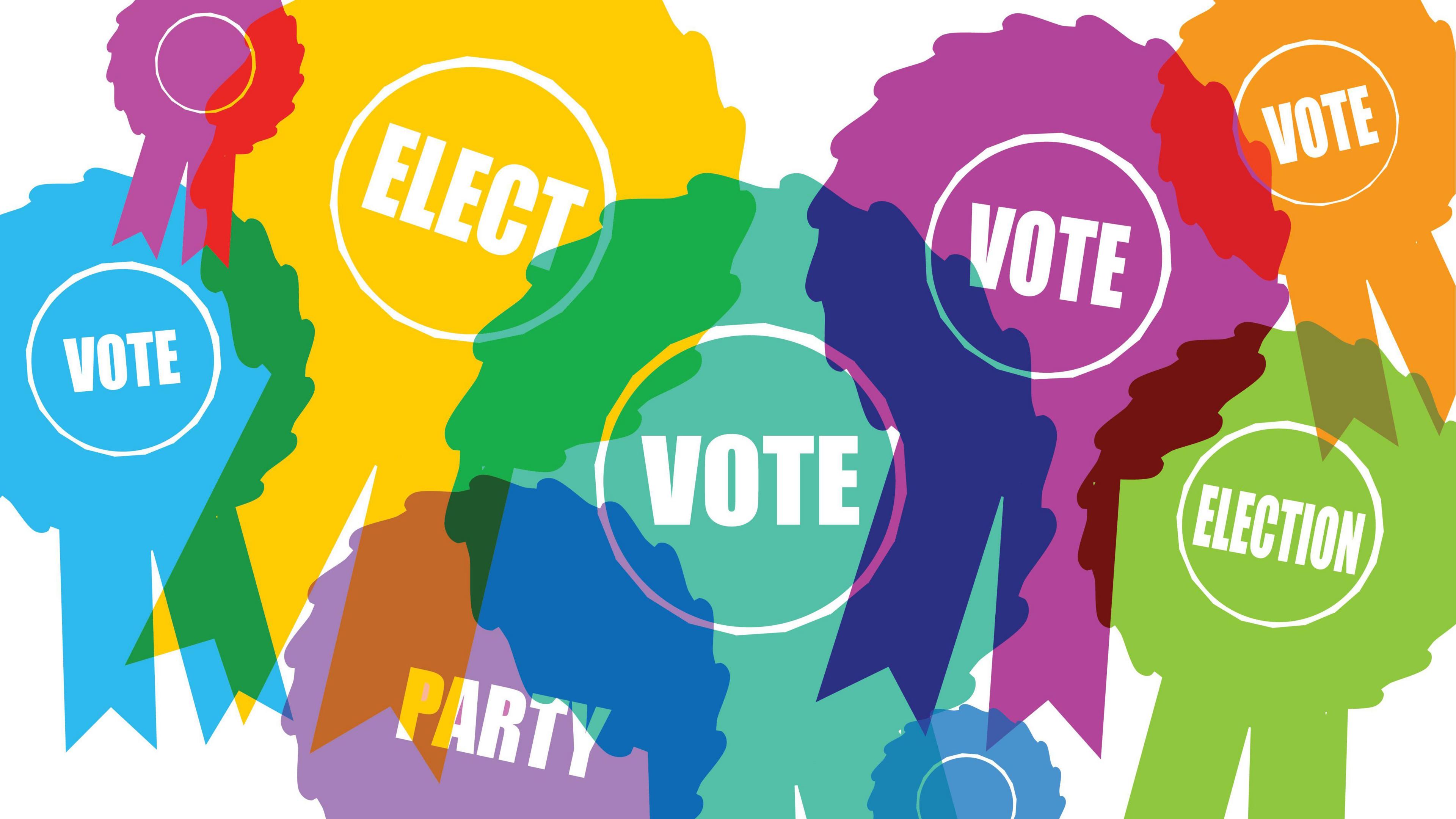 election rosettes