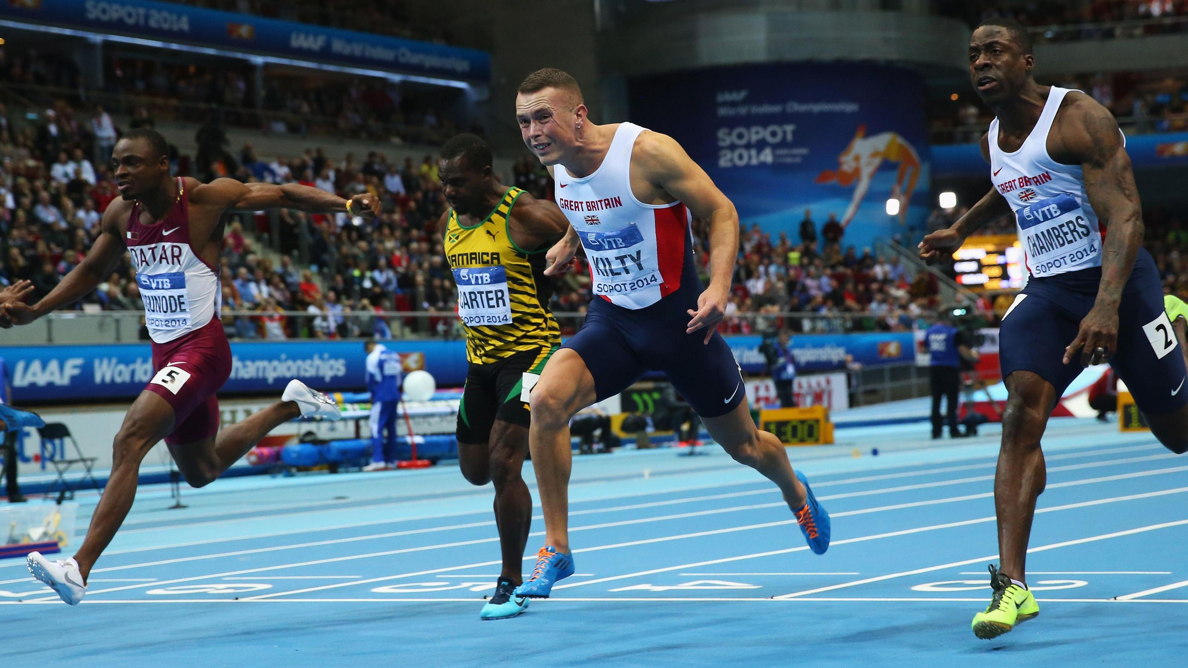 Richard Kilty wins world 60m indoor goal in 2014