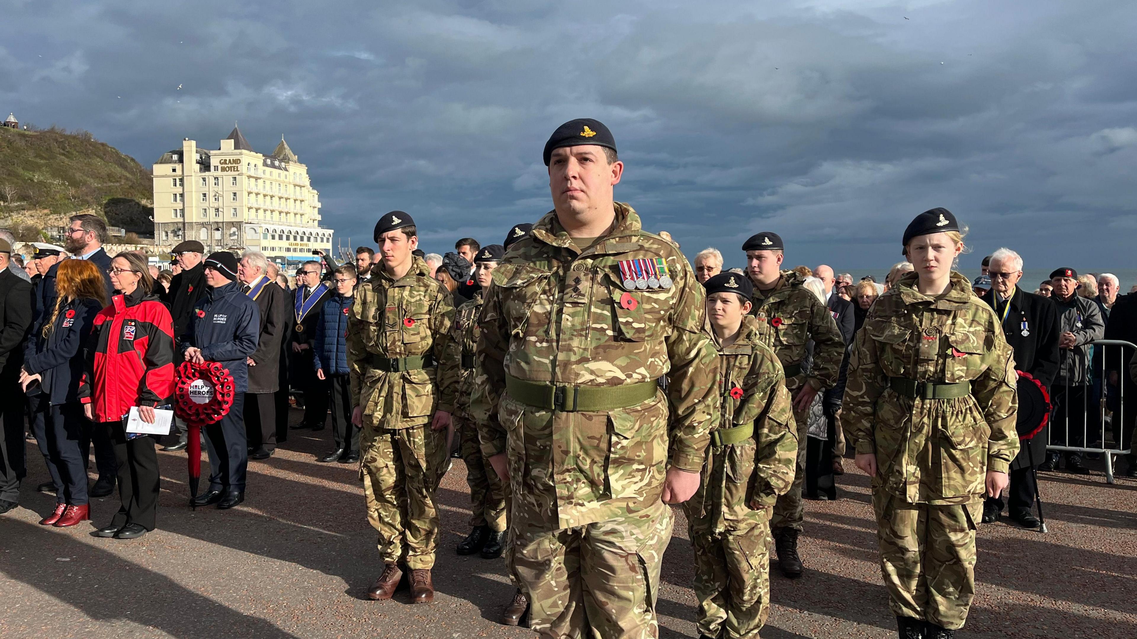 Gwasanaeth Sul y Cofio yn Llandudno