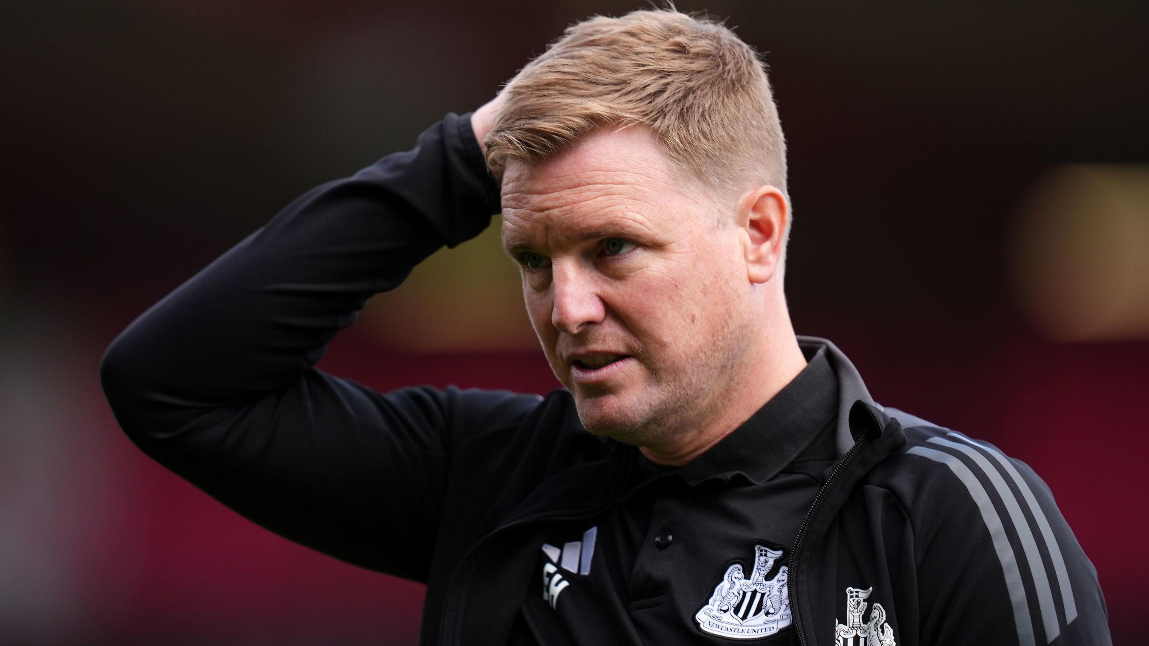 Newcastle manager Eddie Howe