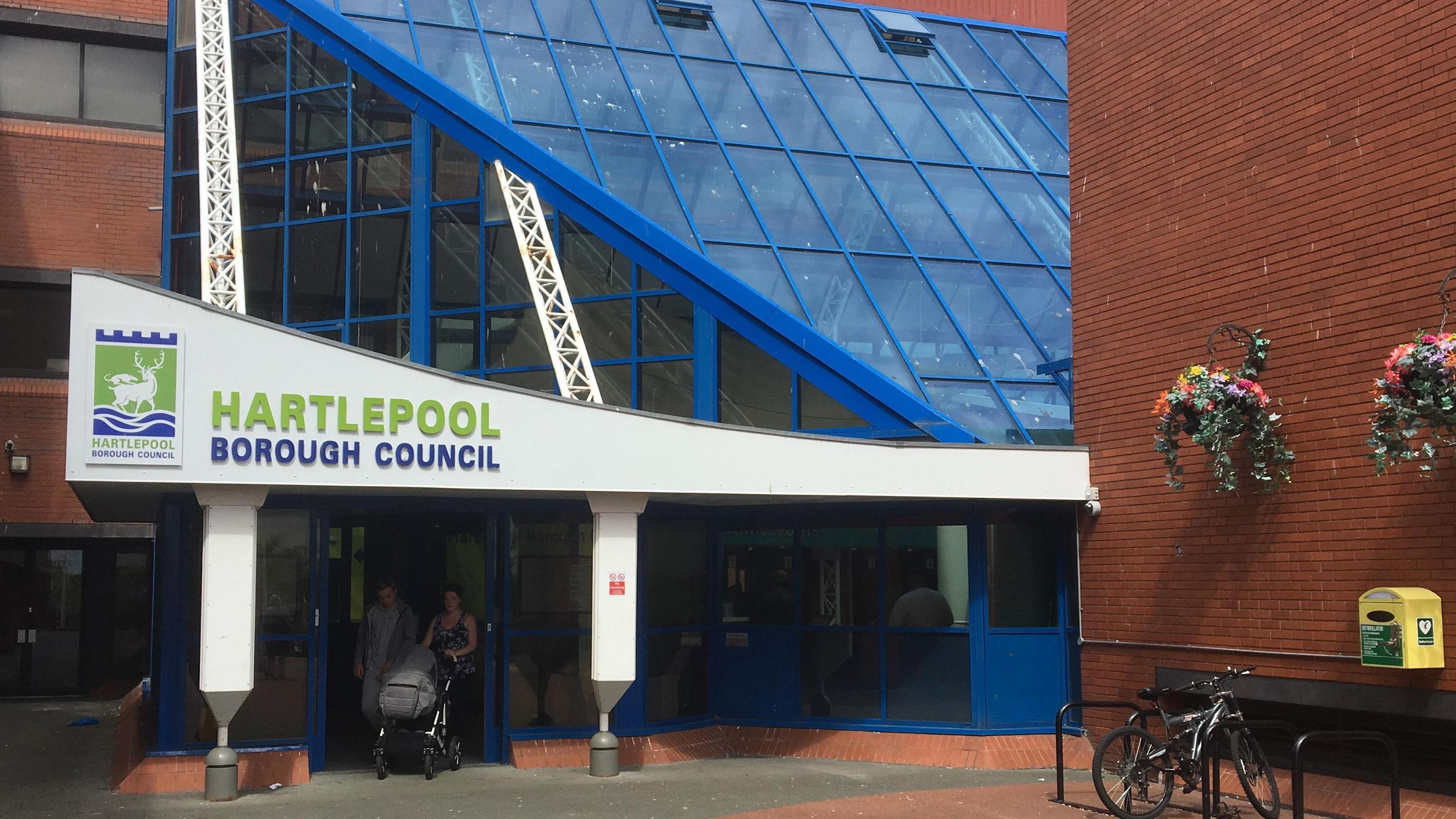 A general view of Hartlepool Borough Council's headquarters