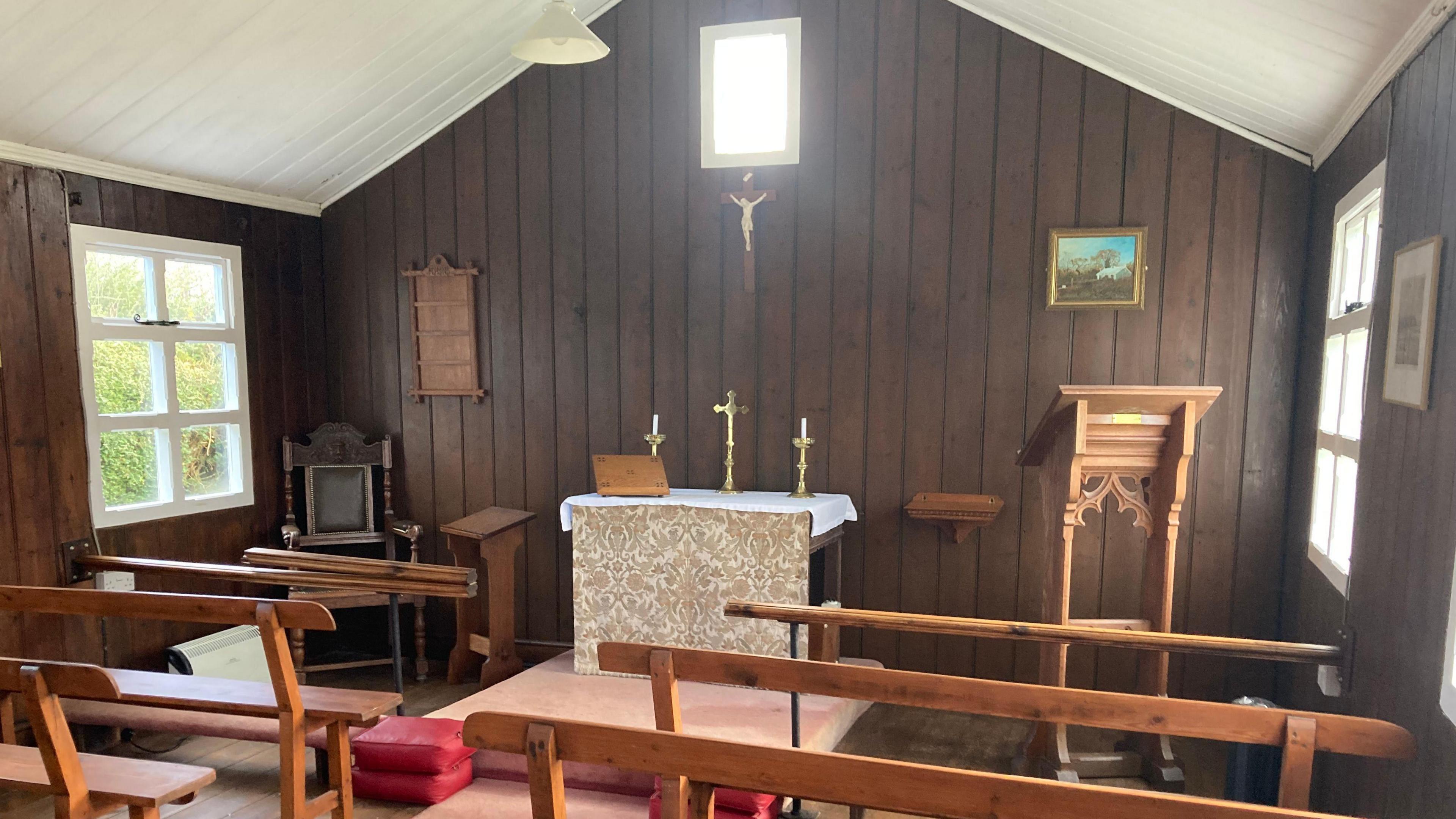 Inside Edithmead church