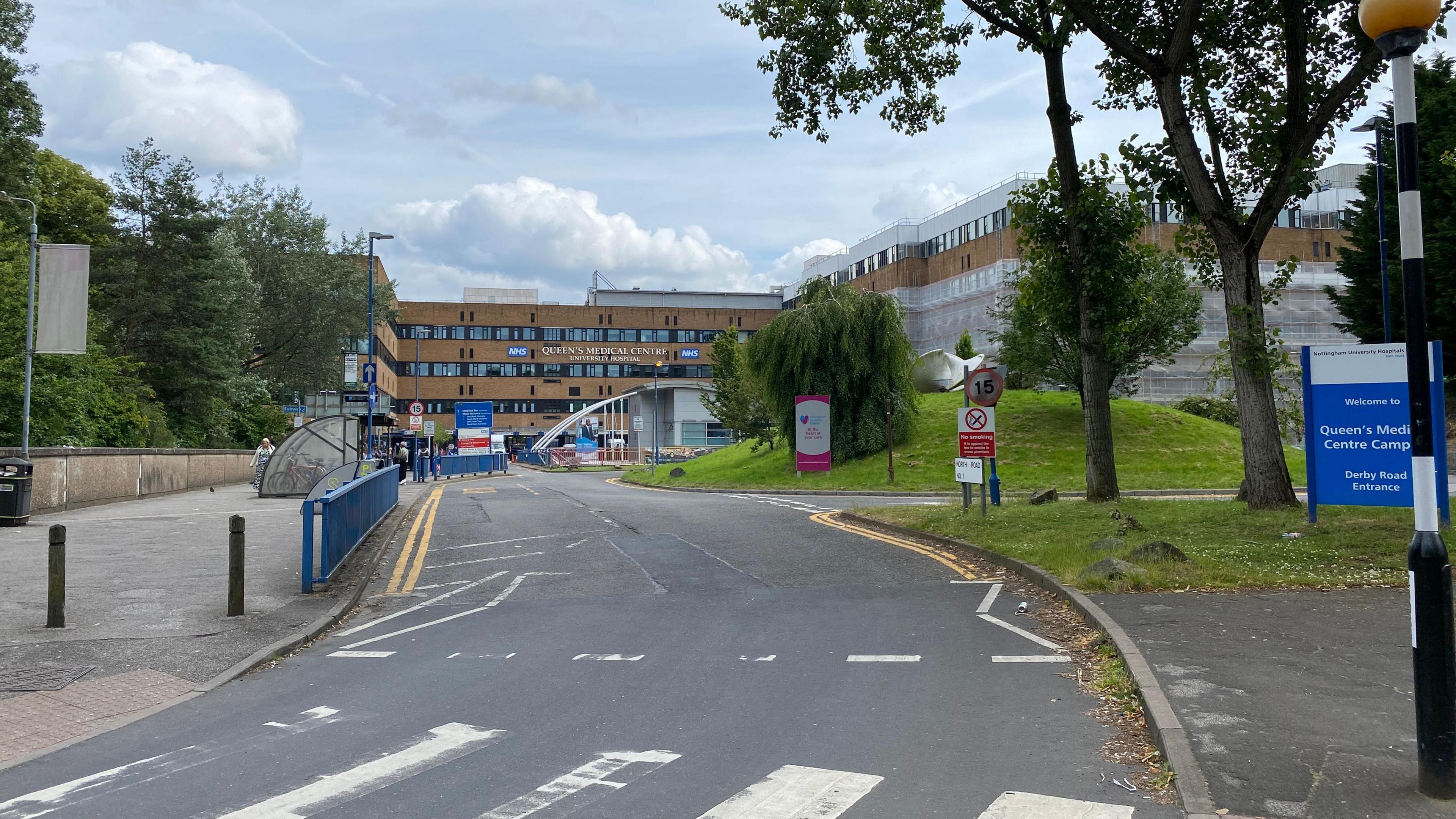 A general view of Queen's Medical Centre in Nottingham