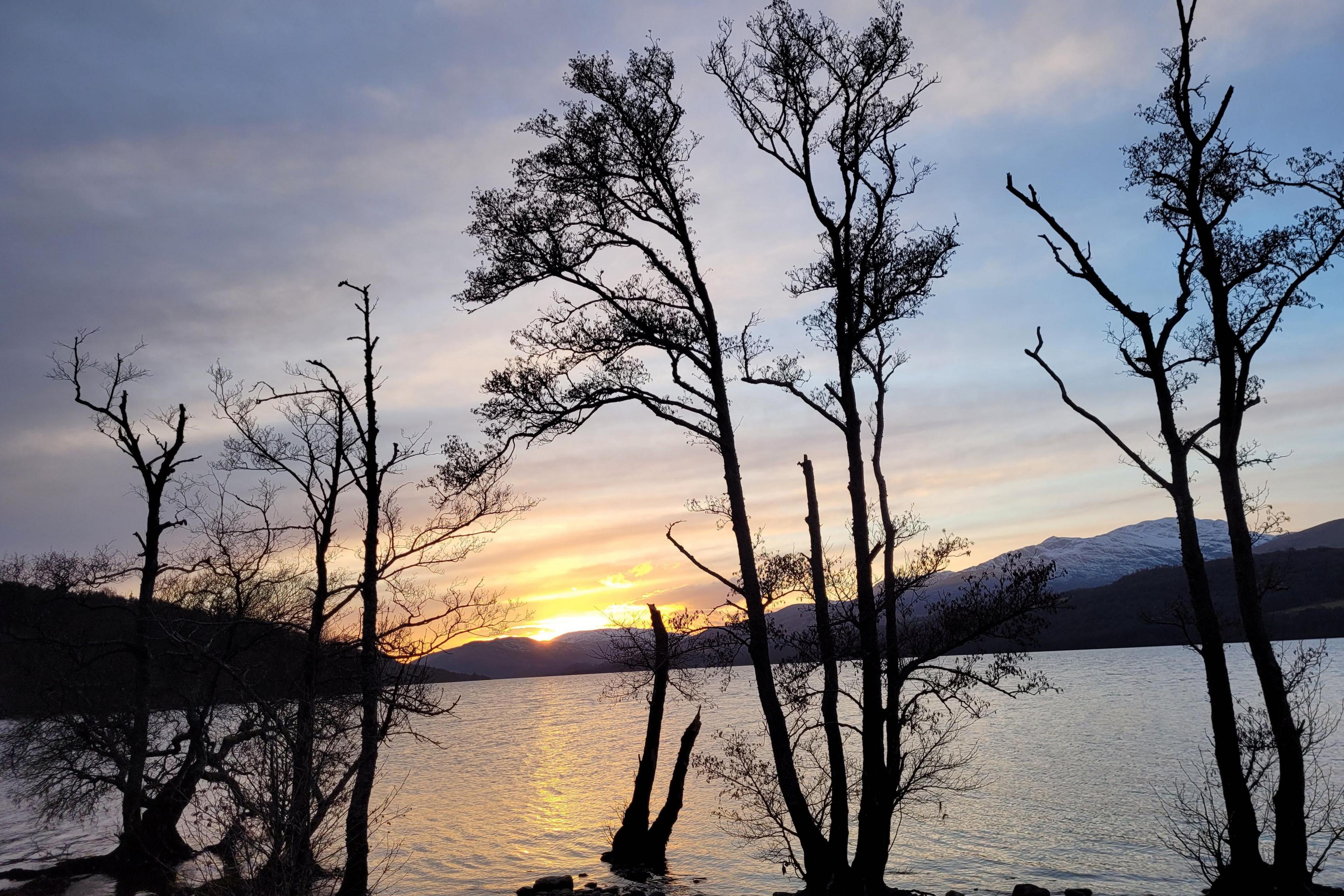 Sunset on Loch Tay from Ardeonaig