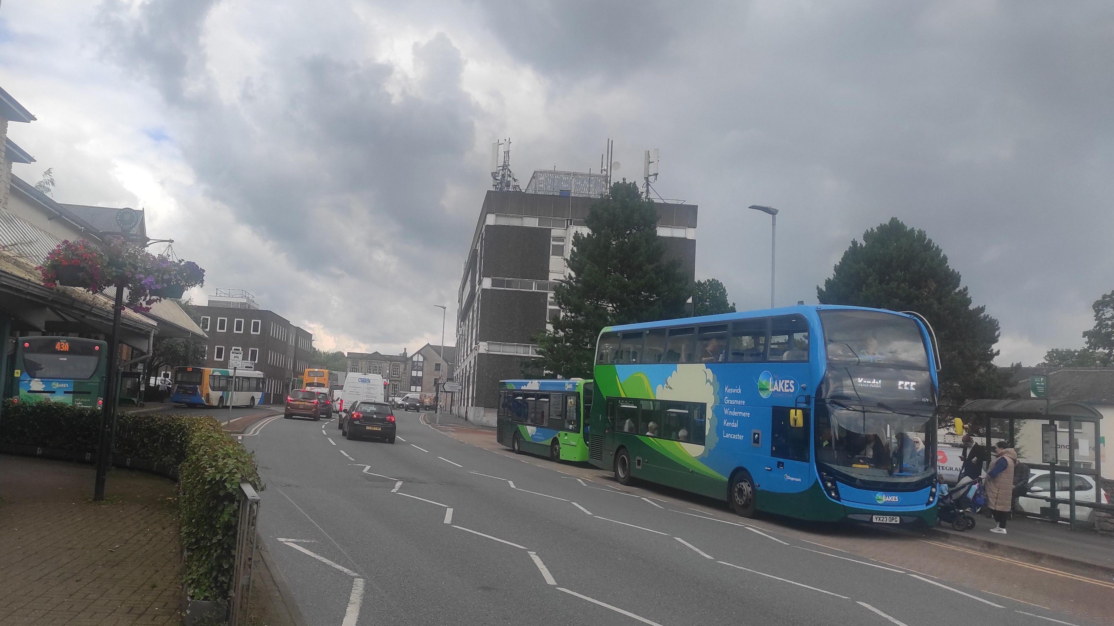 A general view of Kendal bus station