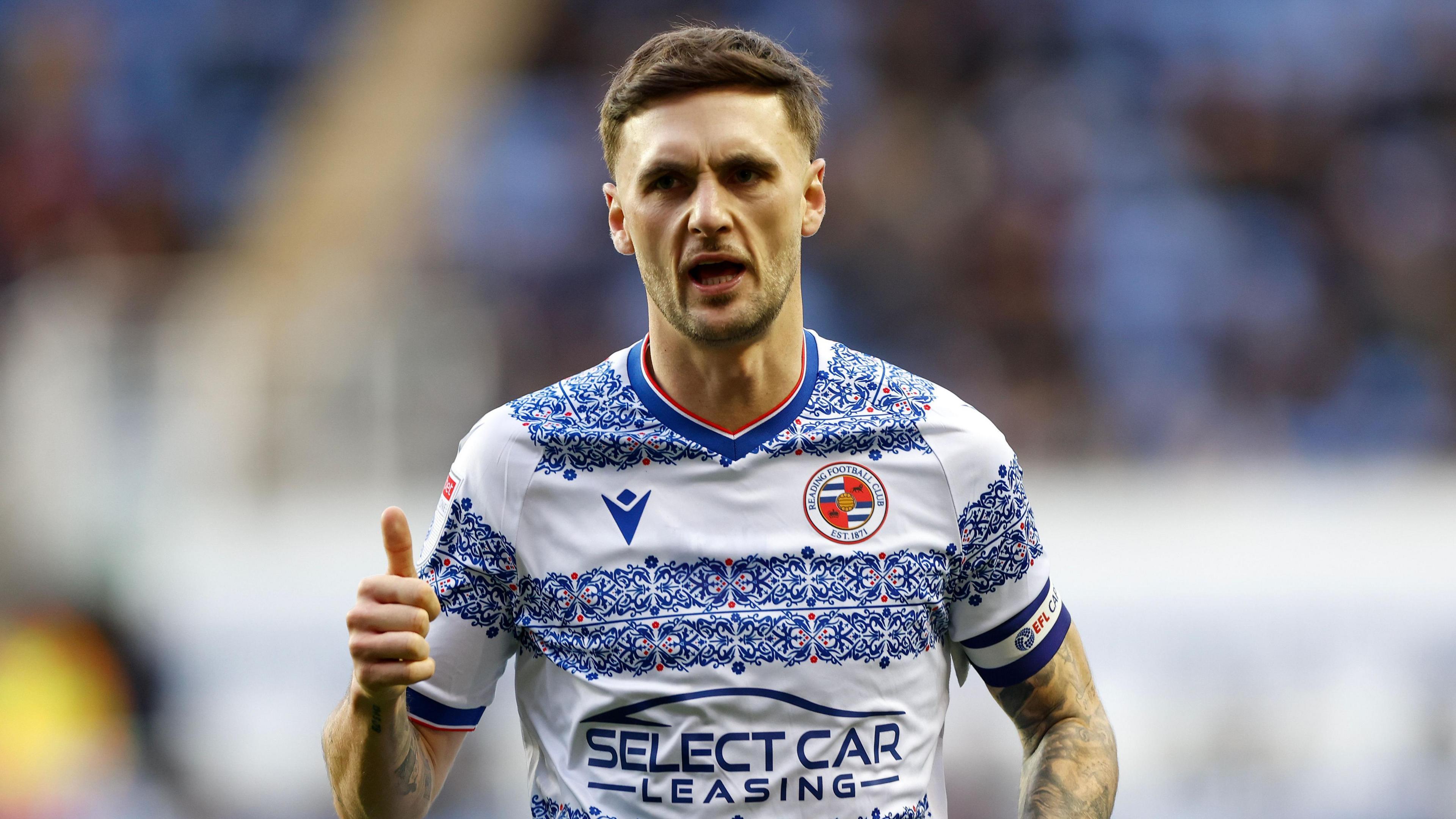 Lewis Wing in action for Reading