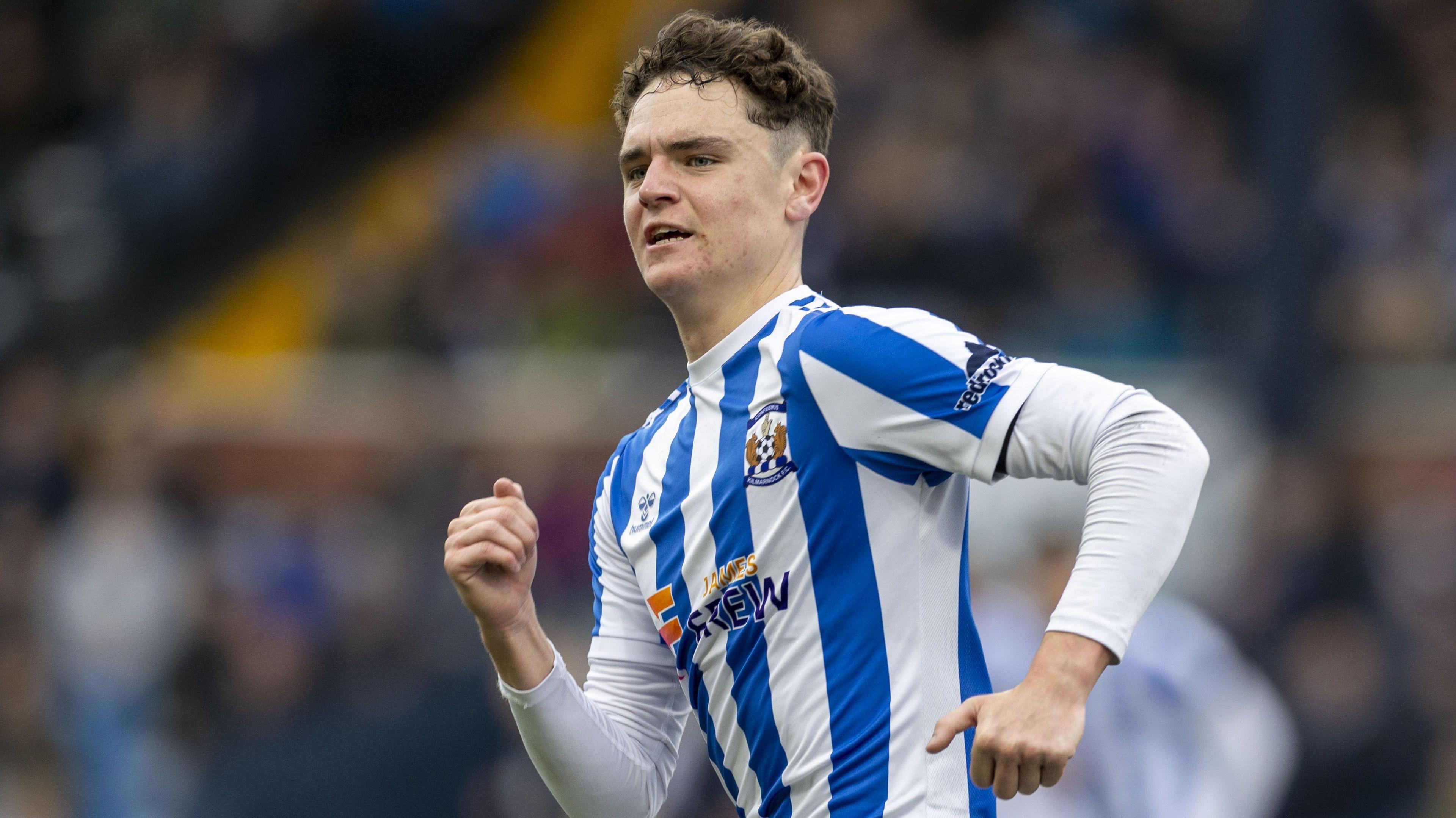 Bobby Wales in action for Kilmarnock