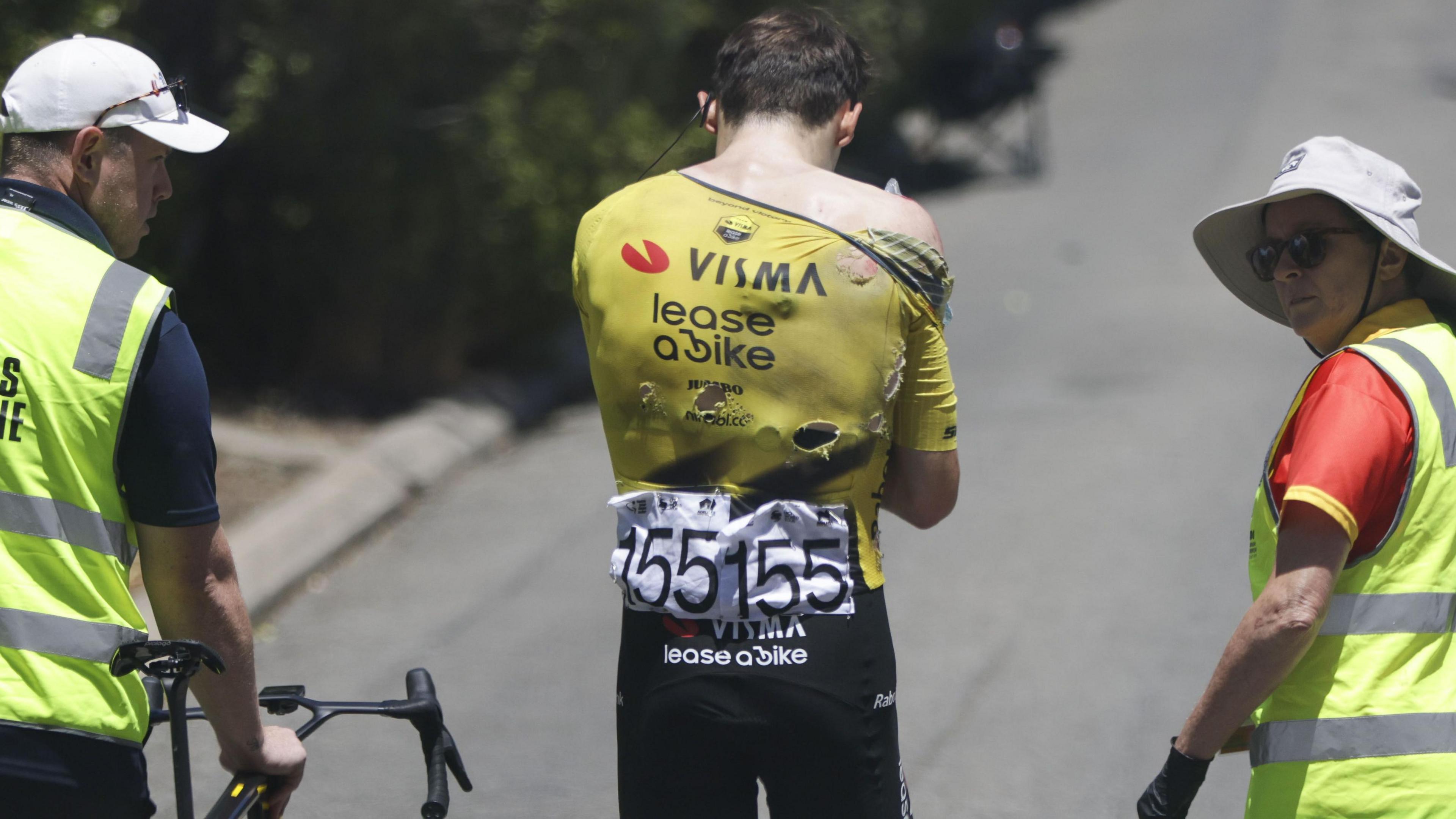 Menno Huising abandons the Tour Down Under