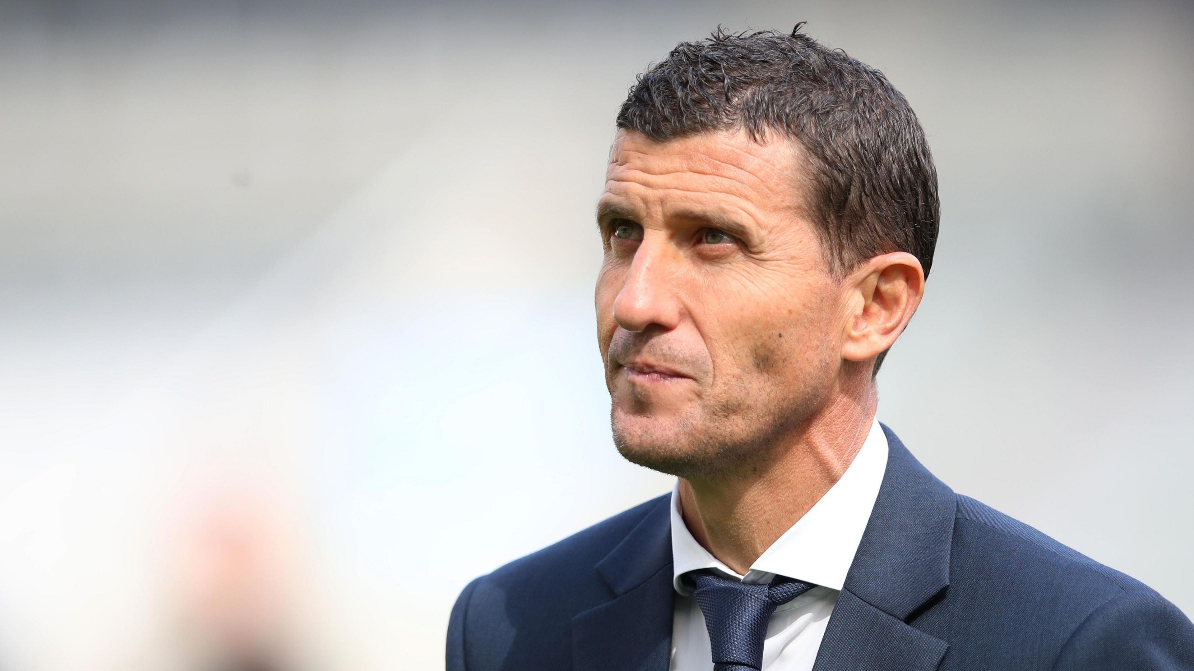 A close-up of Javi Gracia in 2019