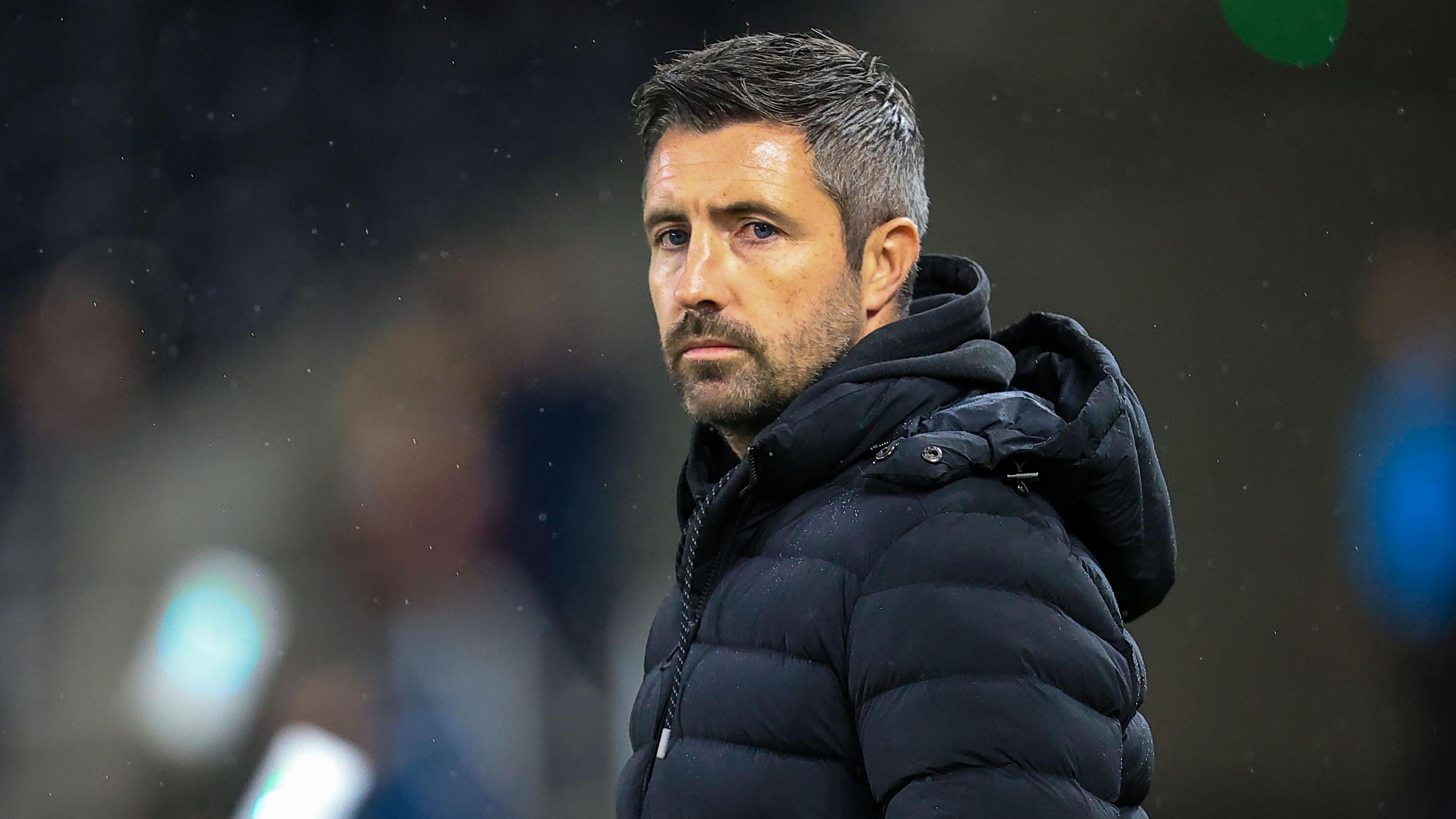 Alan Sheehan on the touchline