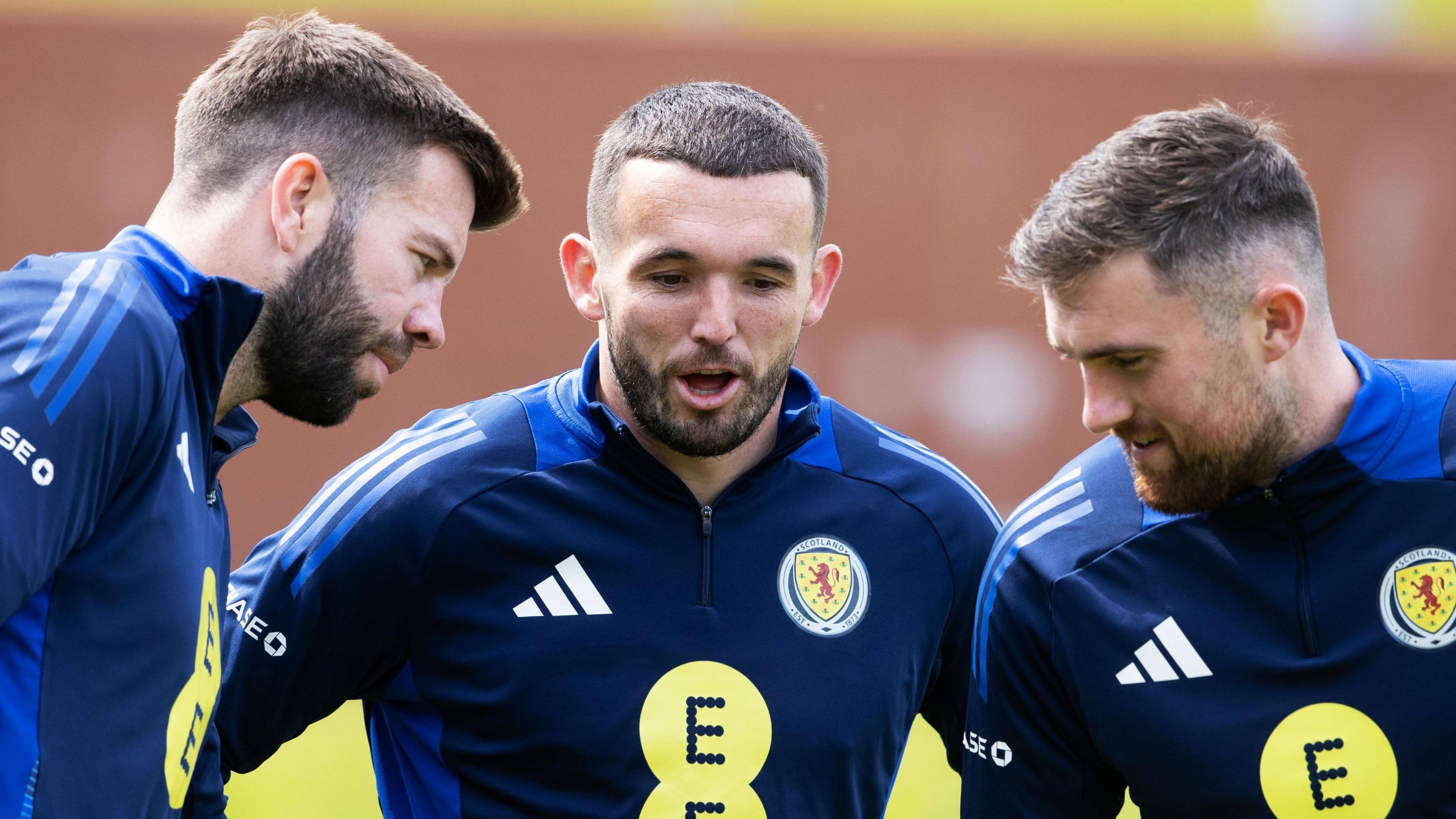 Grant Hanley, John McGinn and John Souttar
