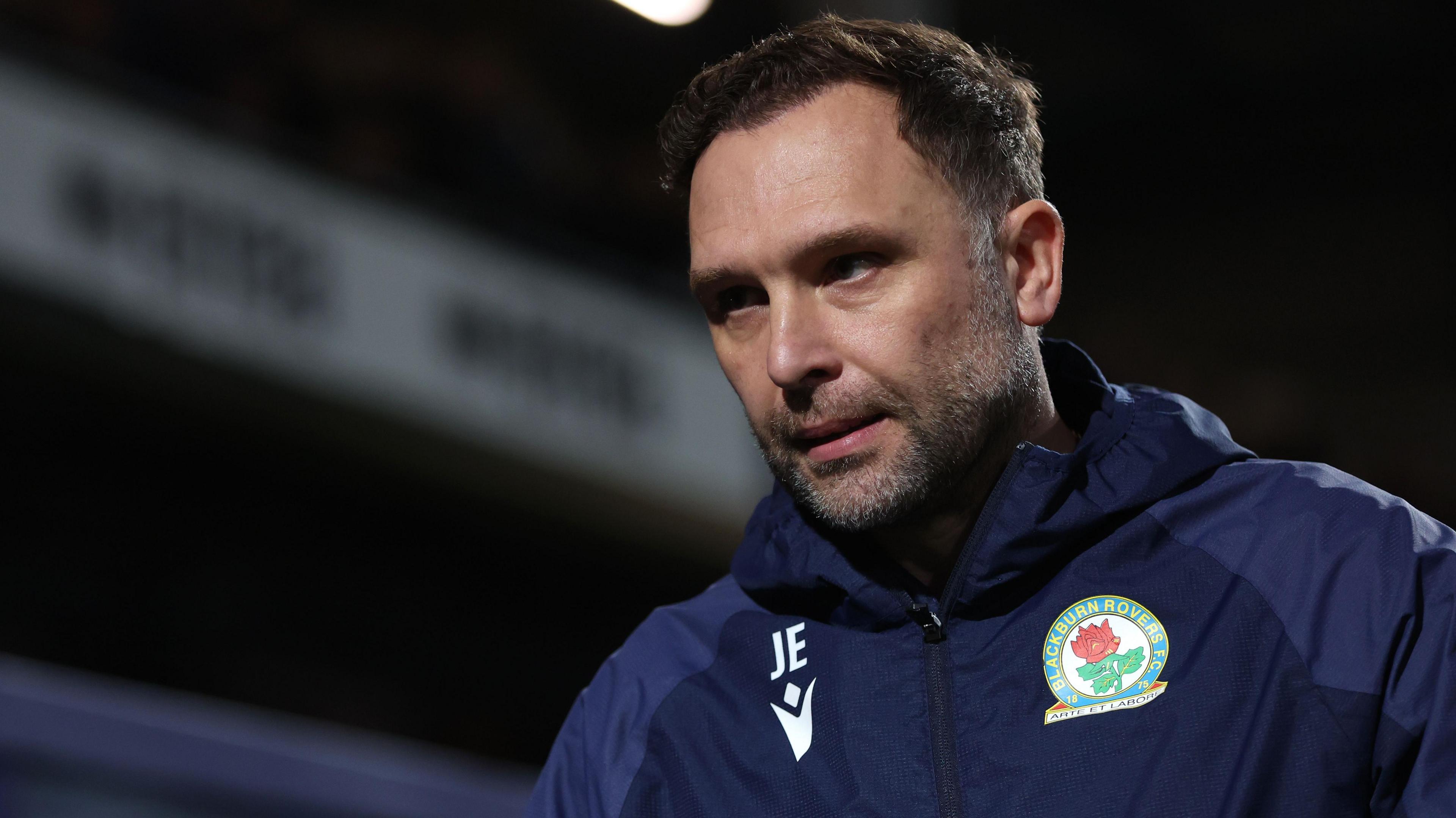 Blackburn boss John Eustace during the loss at QPR