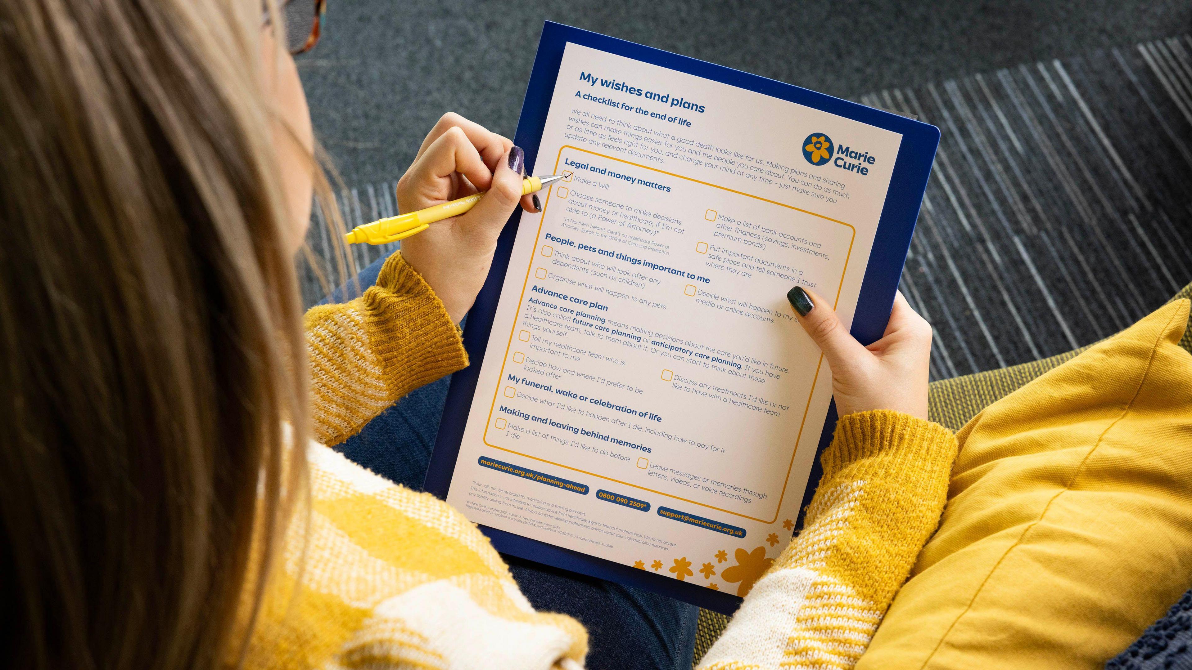 Rhestr gwirio Diwedd Oes