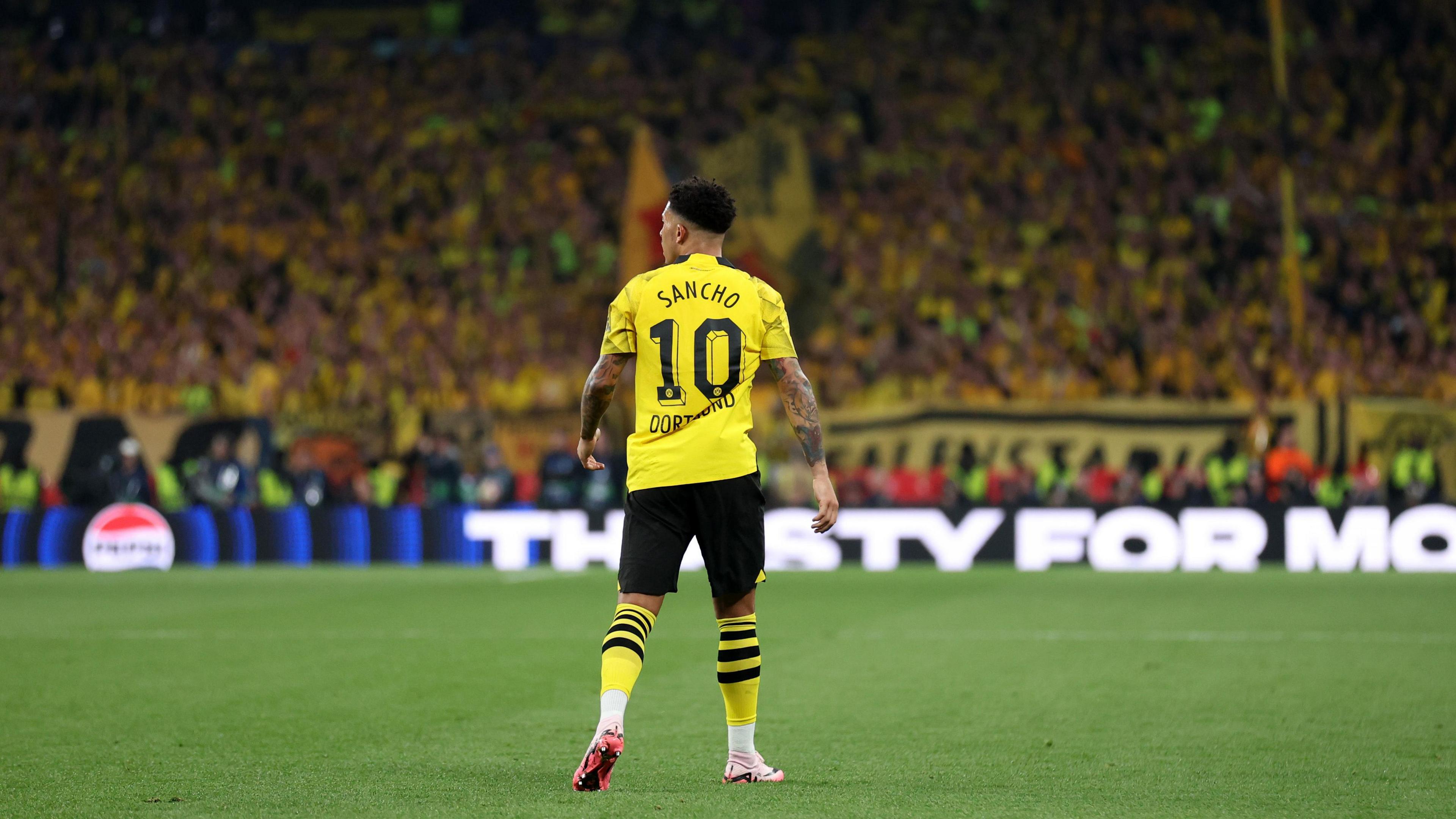 Jadon Sancho back at Borussia Dortmund