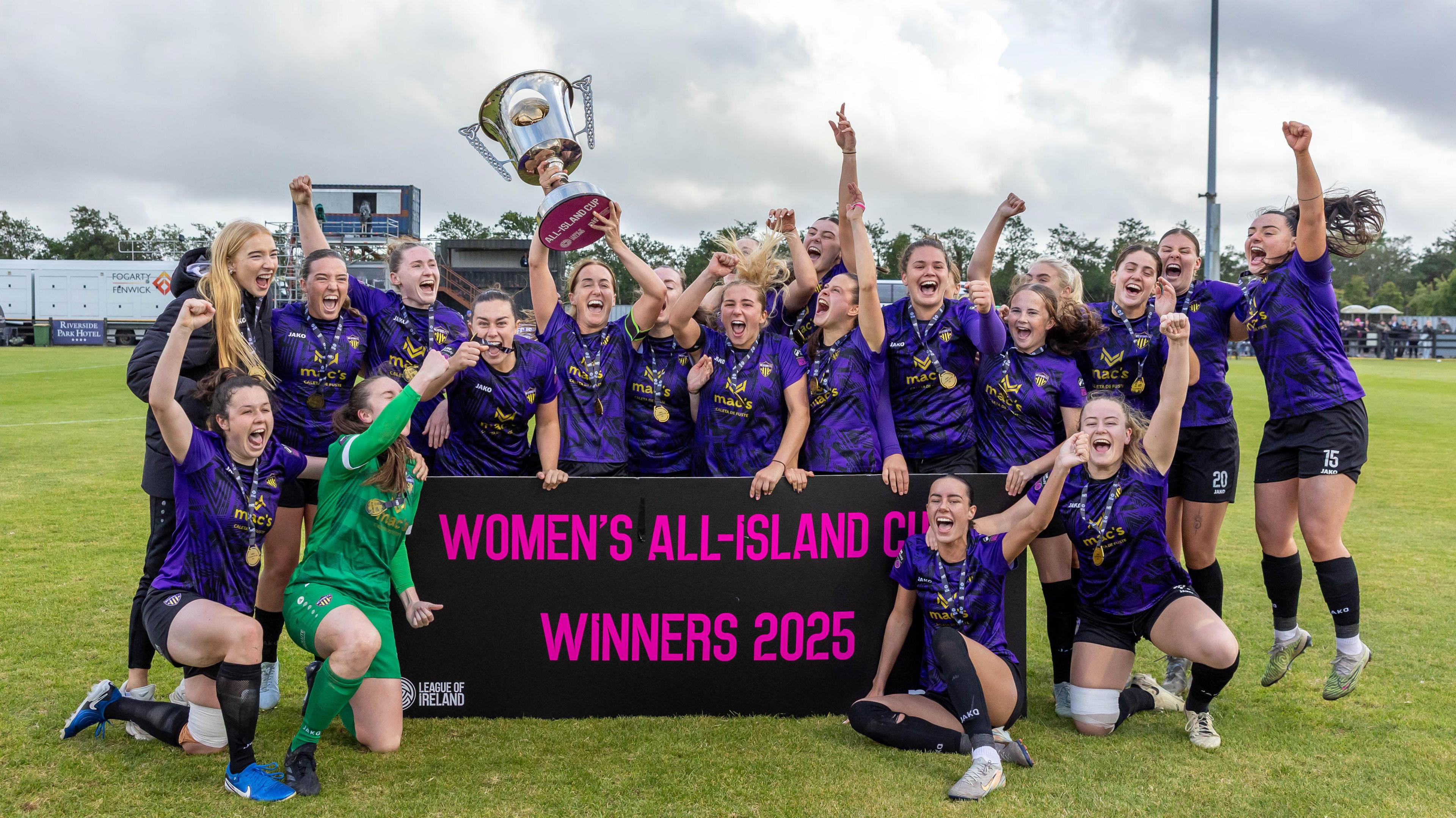 Wexford celebrate winning All-Island Cup