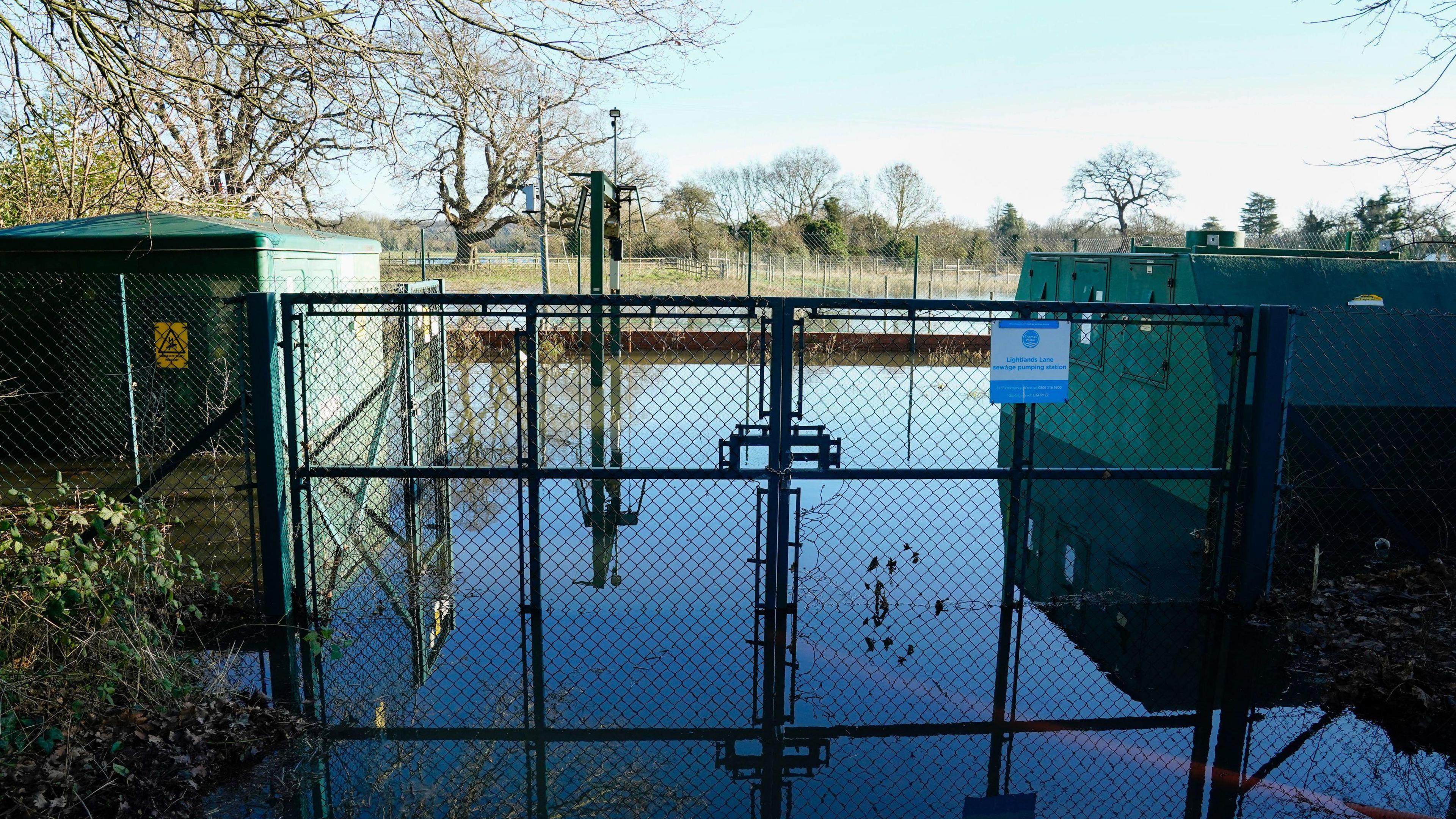 Lightlands Lane sewage pumping station