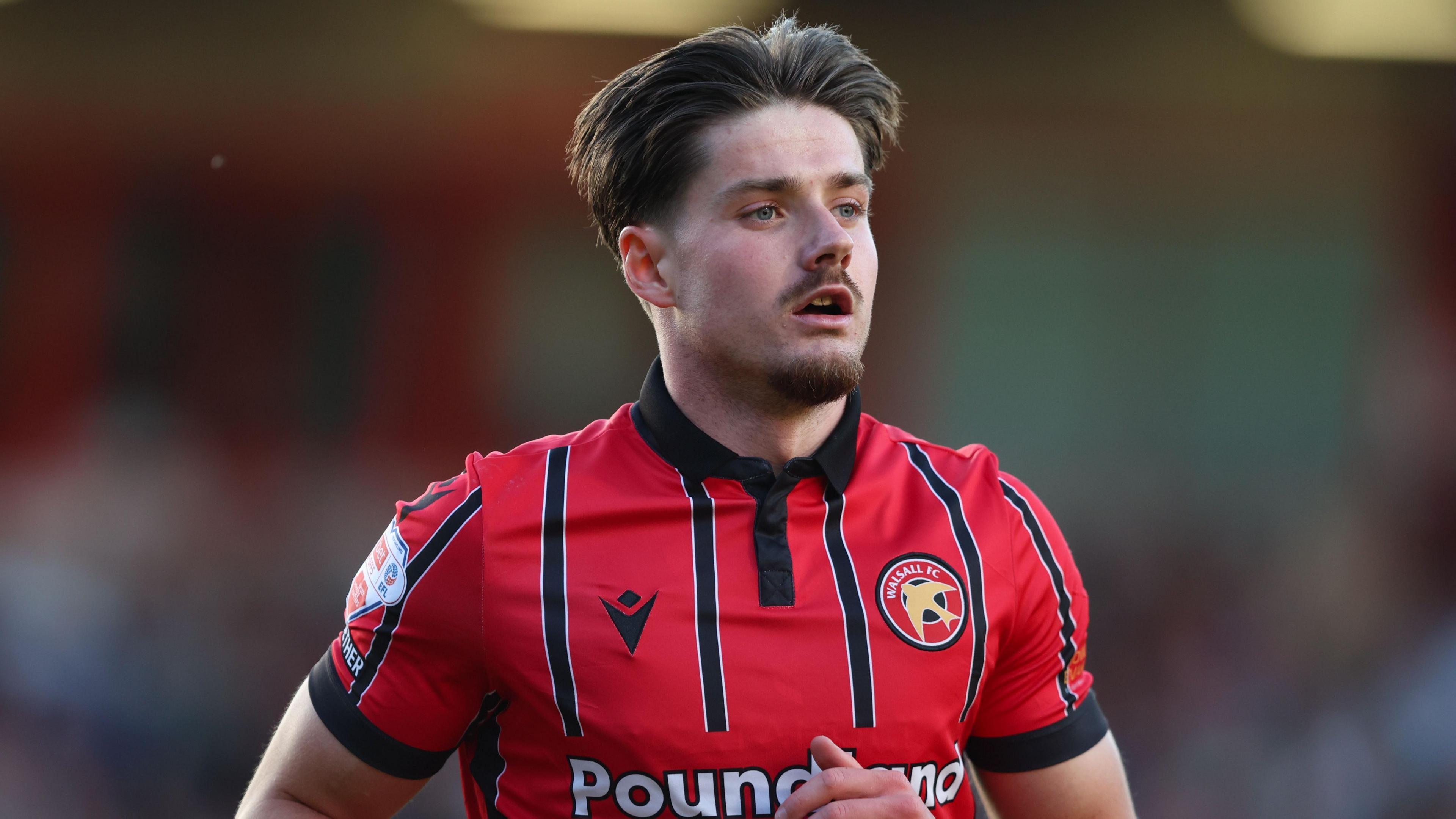 Jamie Jellis in action for Walsall