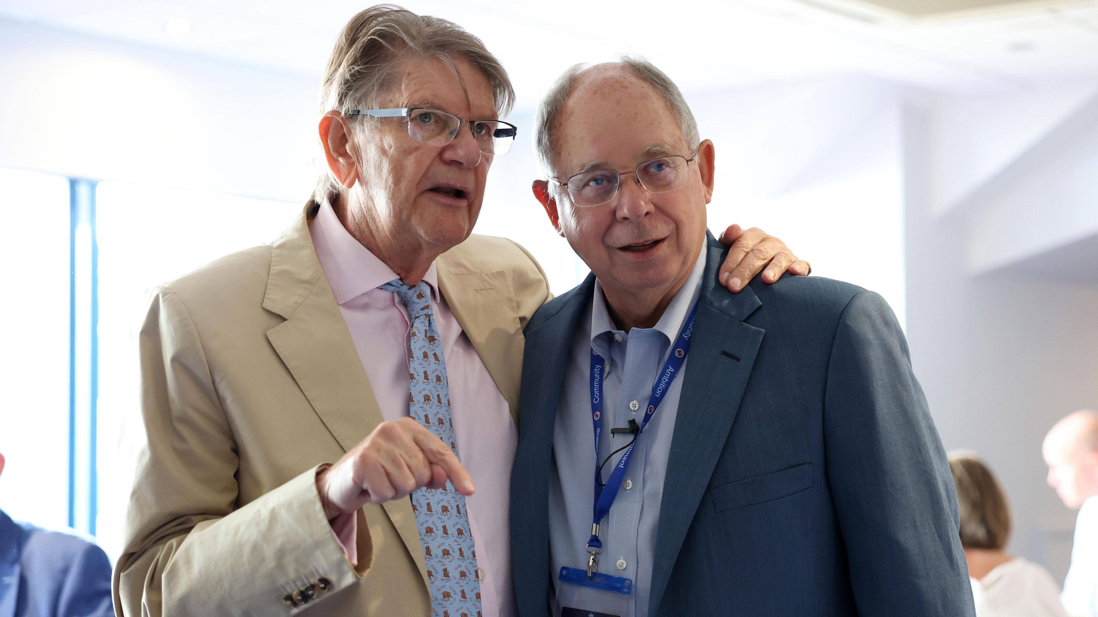 Rob Couhig pictured with former Reading owner Sir John Madejski
