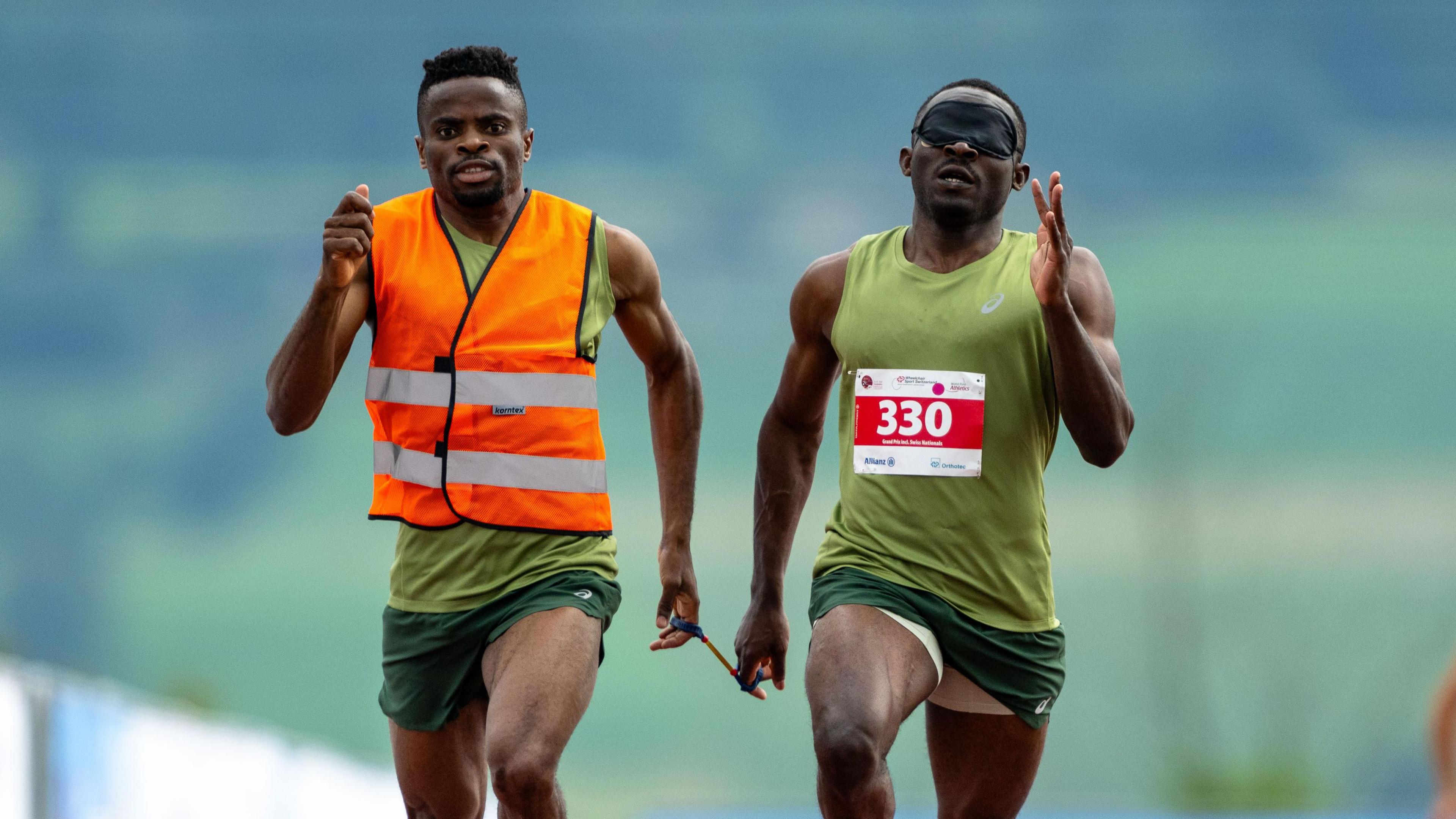 Guillaume Junior Atangana and guide Donard Ndim Nyamjua