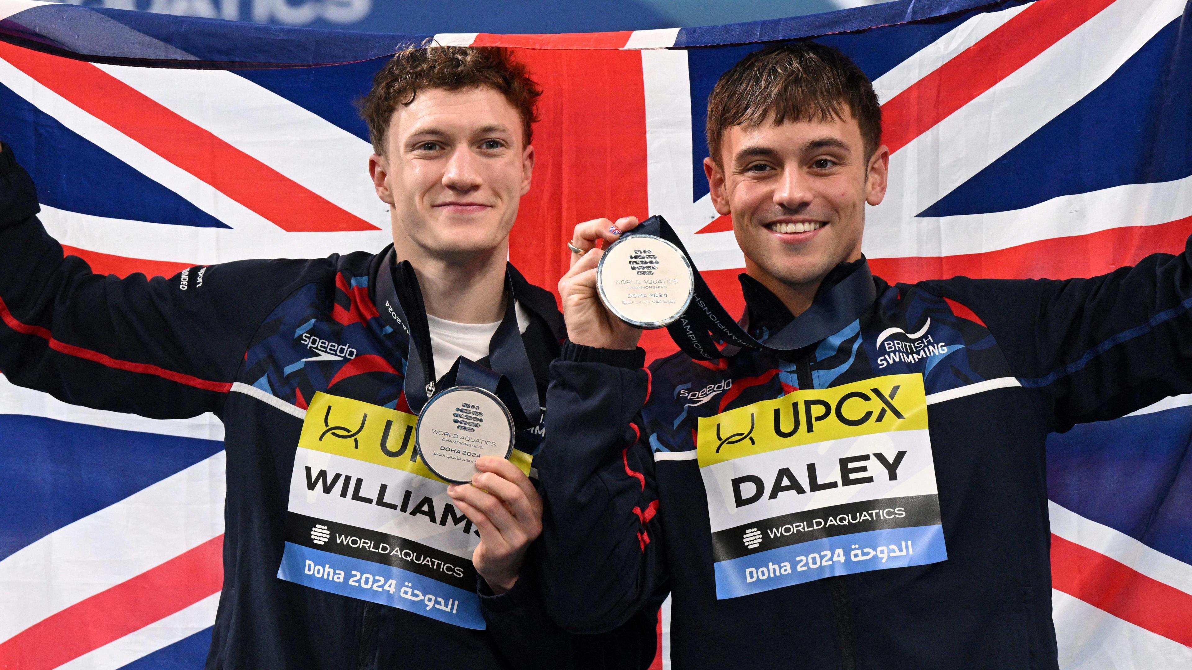 Tom Daley and Noah Williams