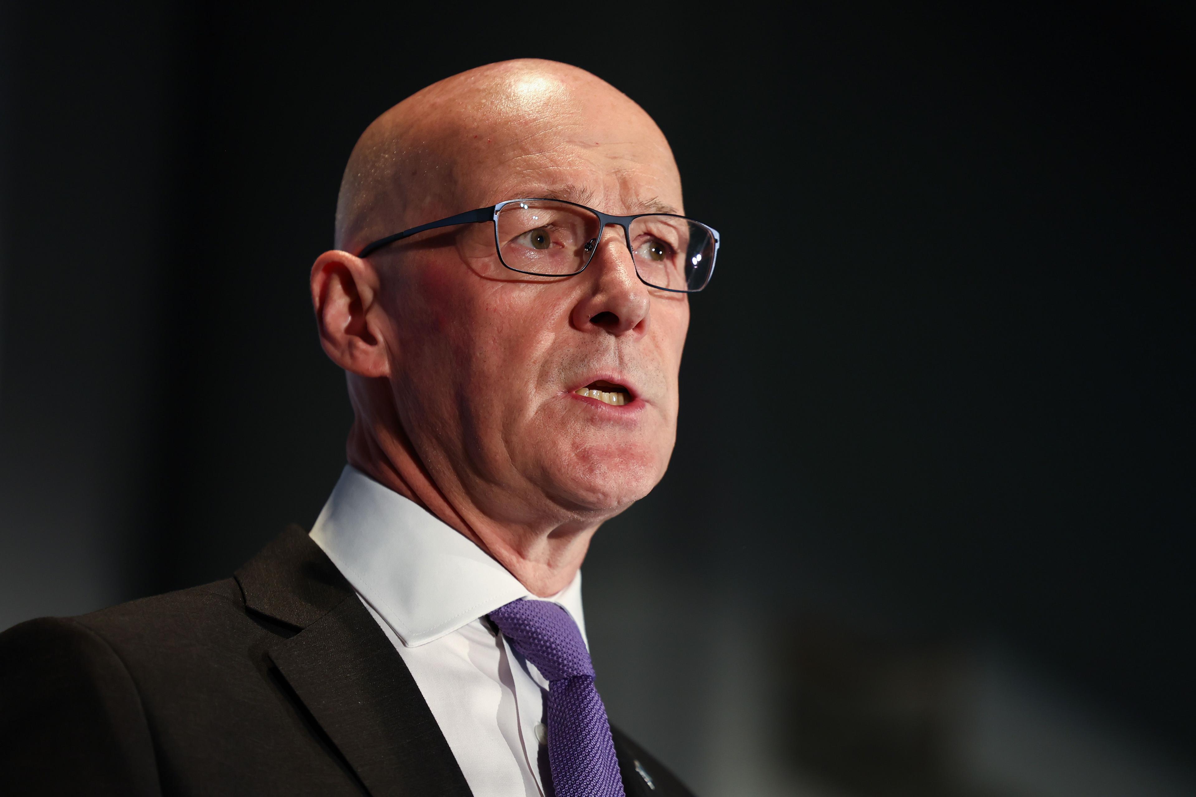 First Minister John Swinney 