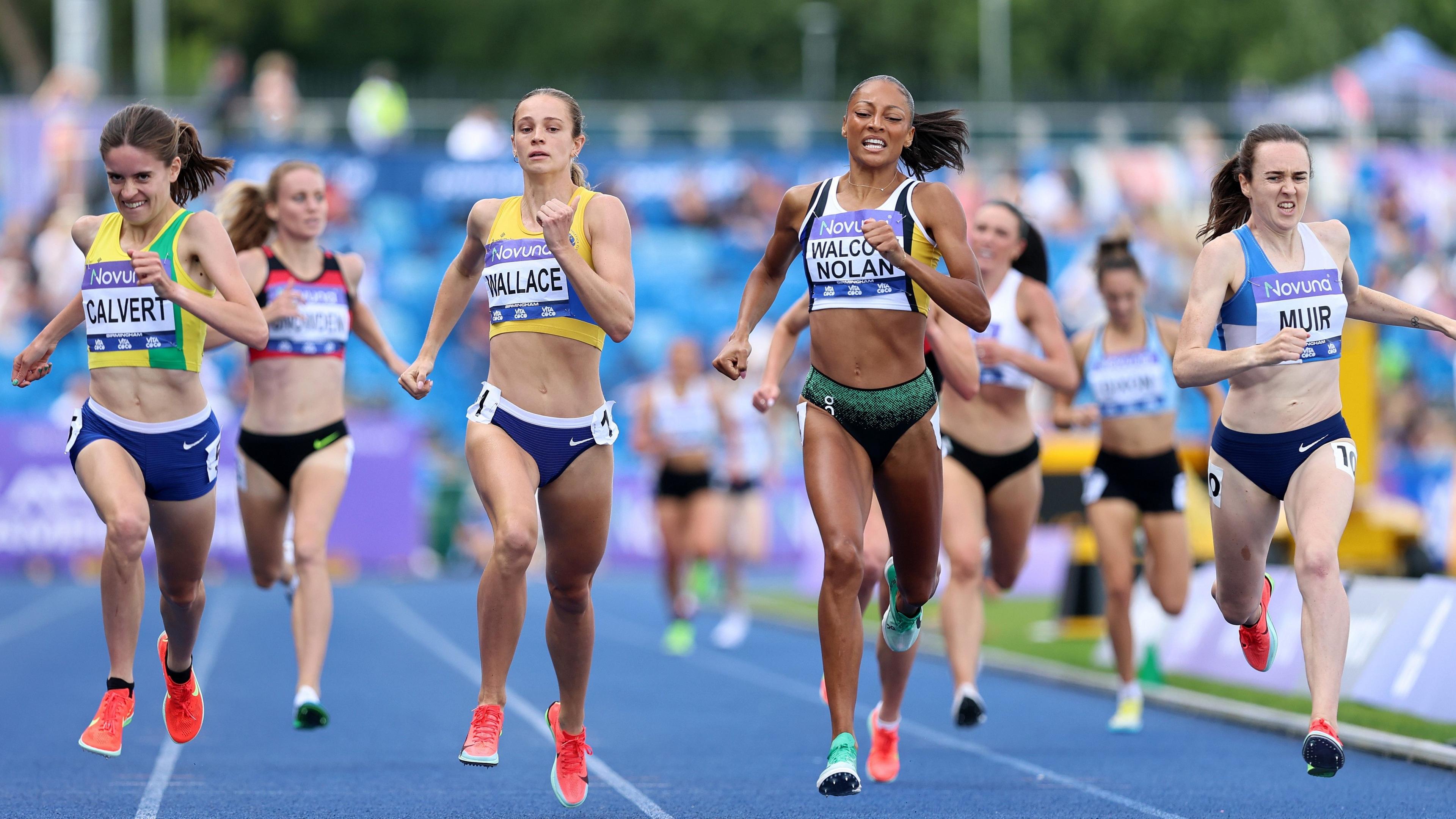 The 1500m finishers
