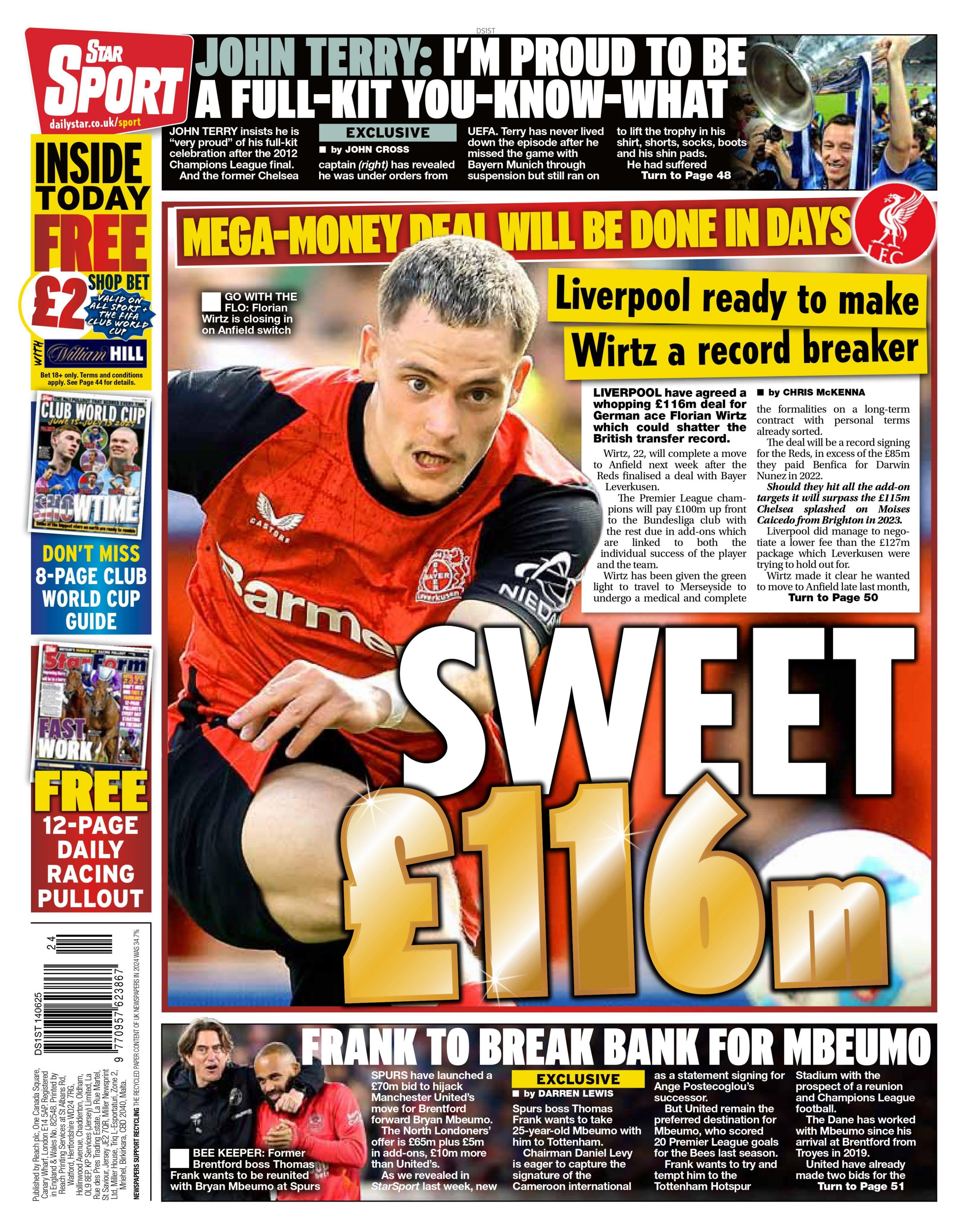 Star back page