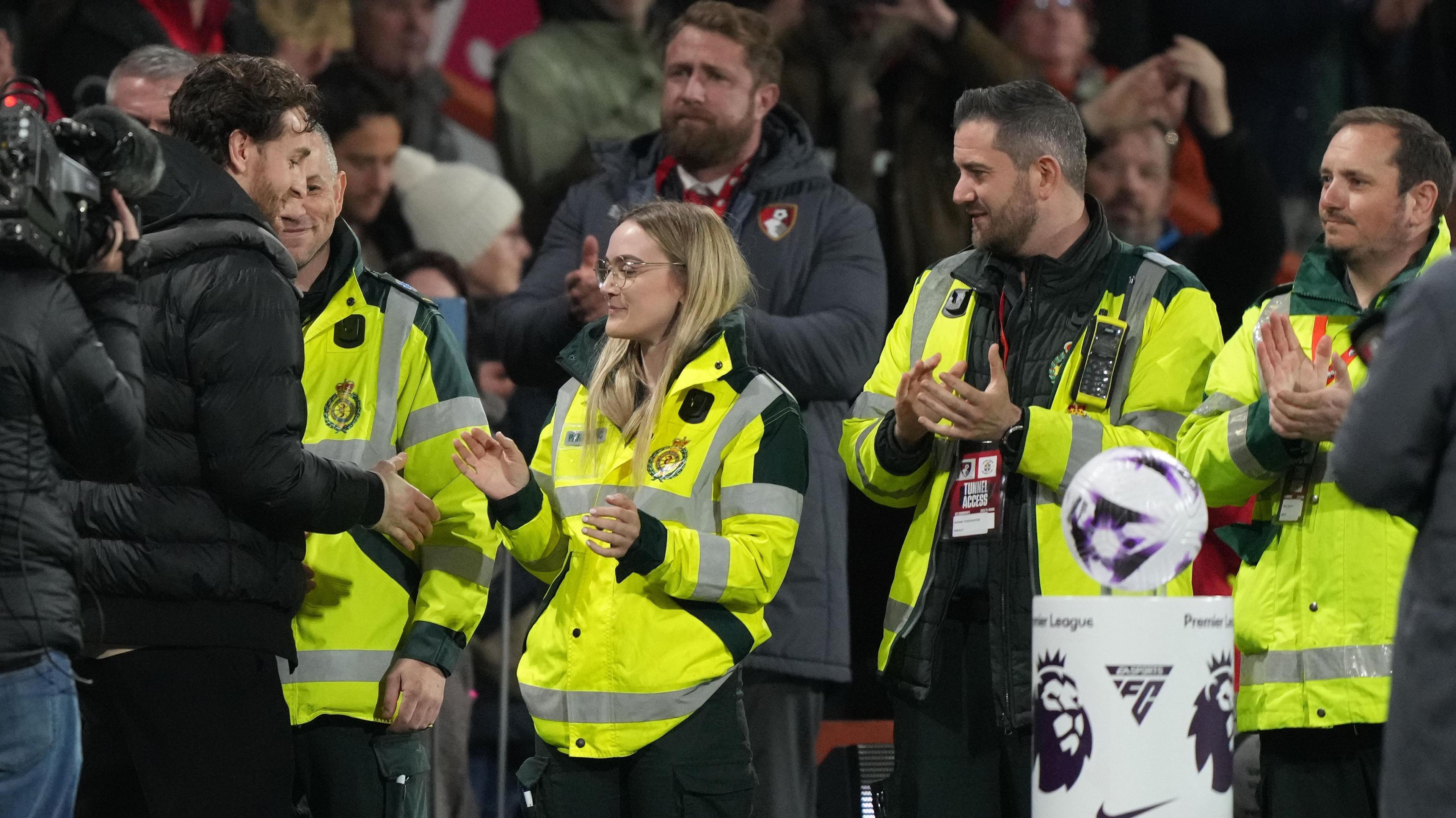 Tom Lockyer thanks the medical staff who saved his life at Bournemouth
