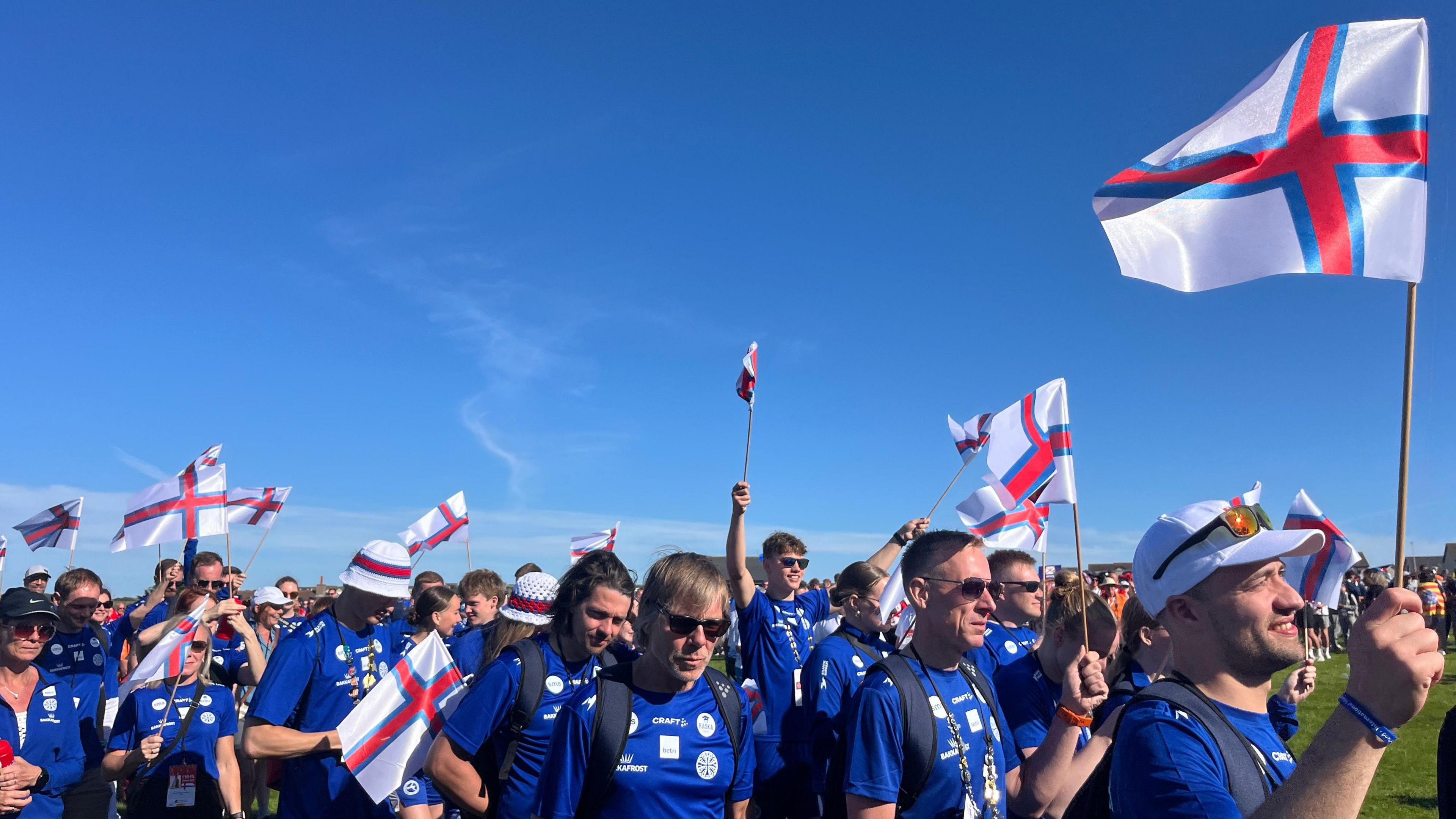 A group of Faroe Island Athletes 