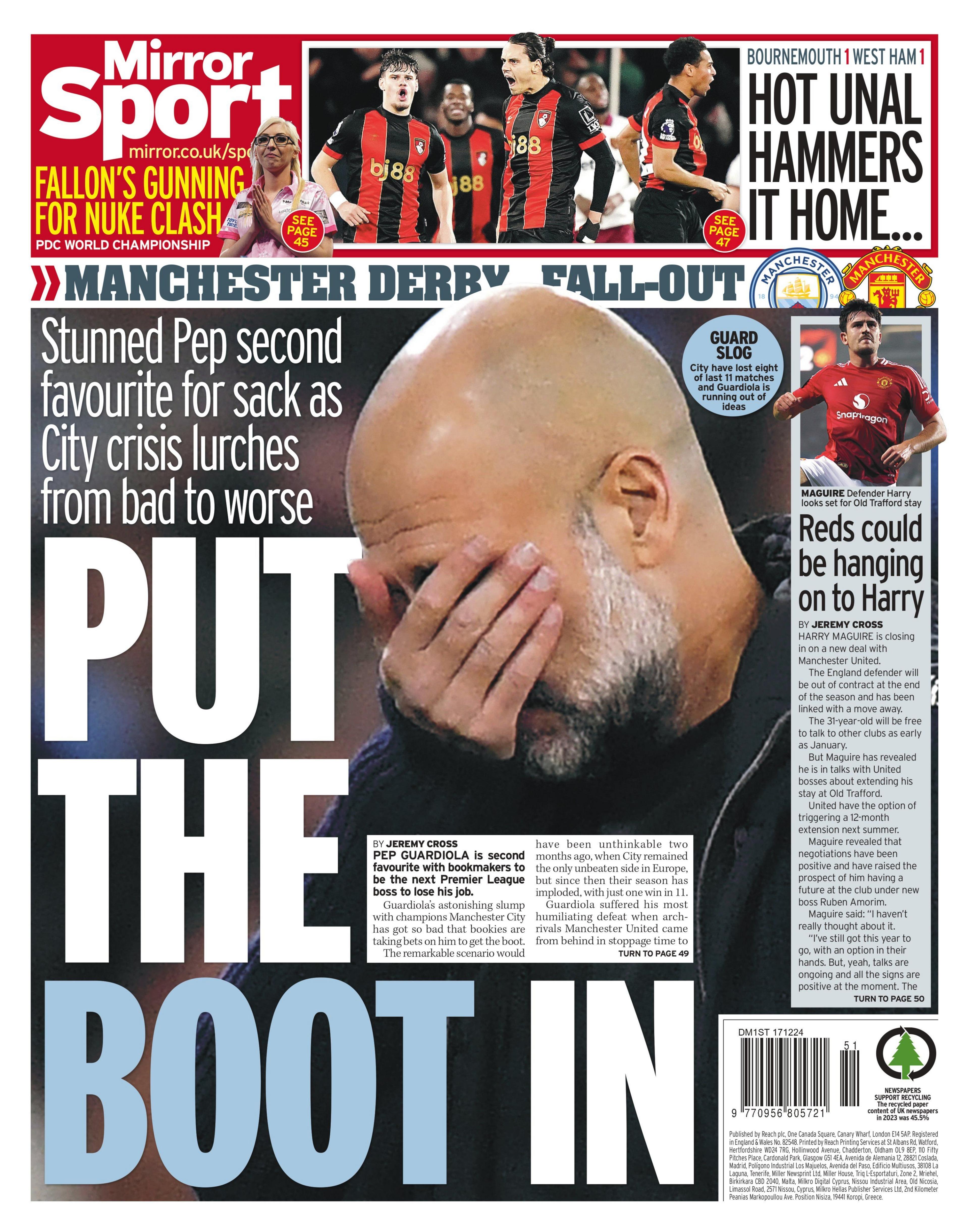 Mirror back page