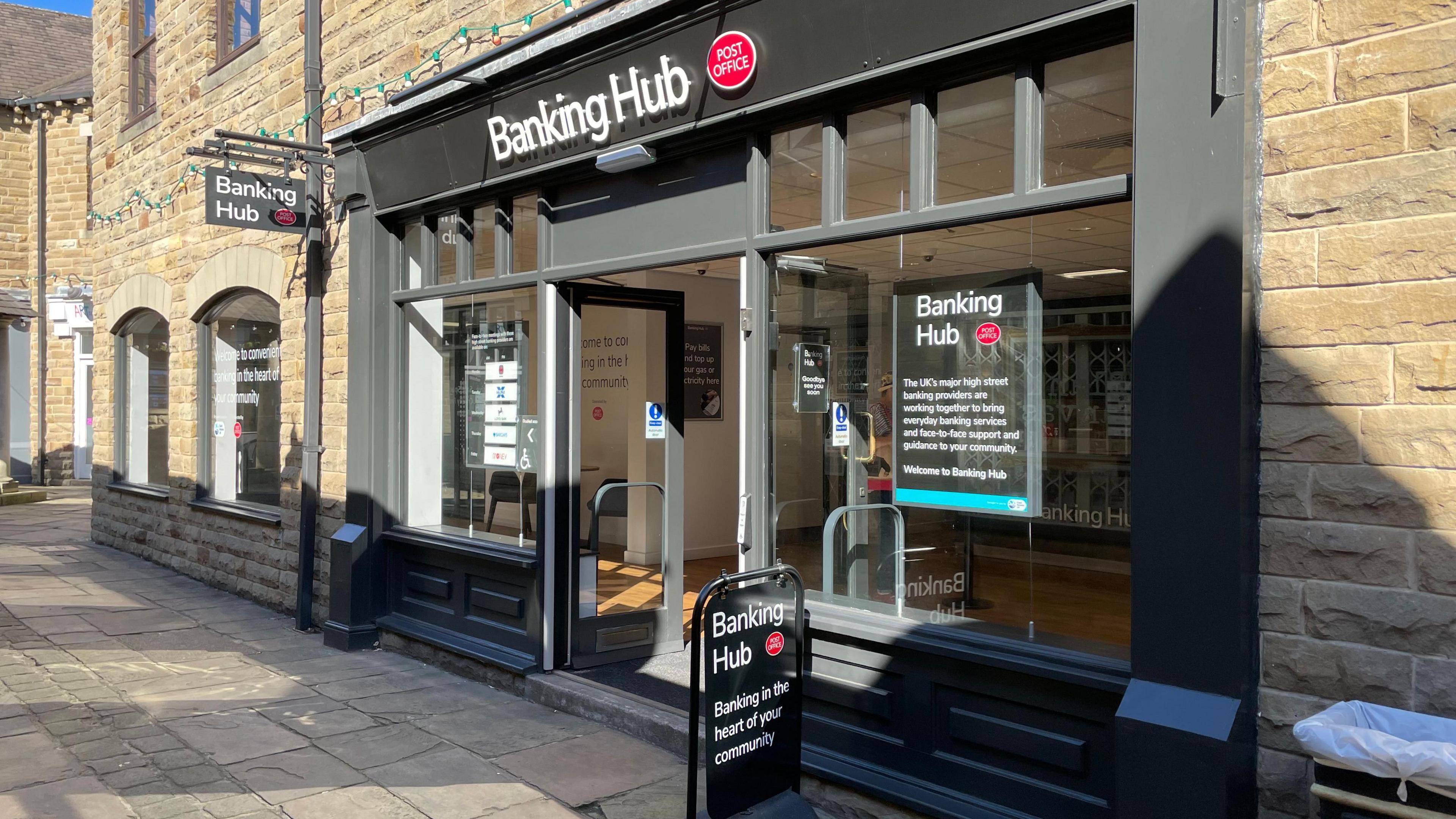 A new banking hub, opened in Ossett, West Yorkshire, in July.