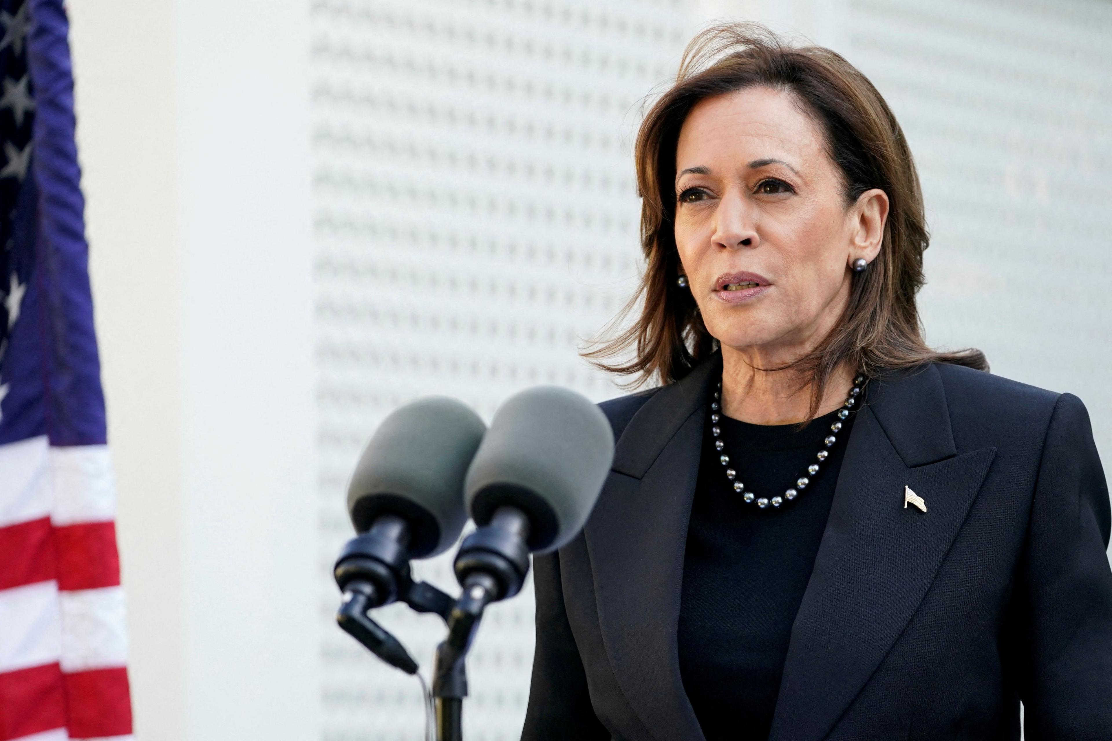 Kamala Harris called on her rival Donald Trump to publish his own health records