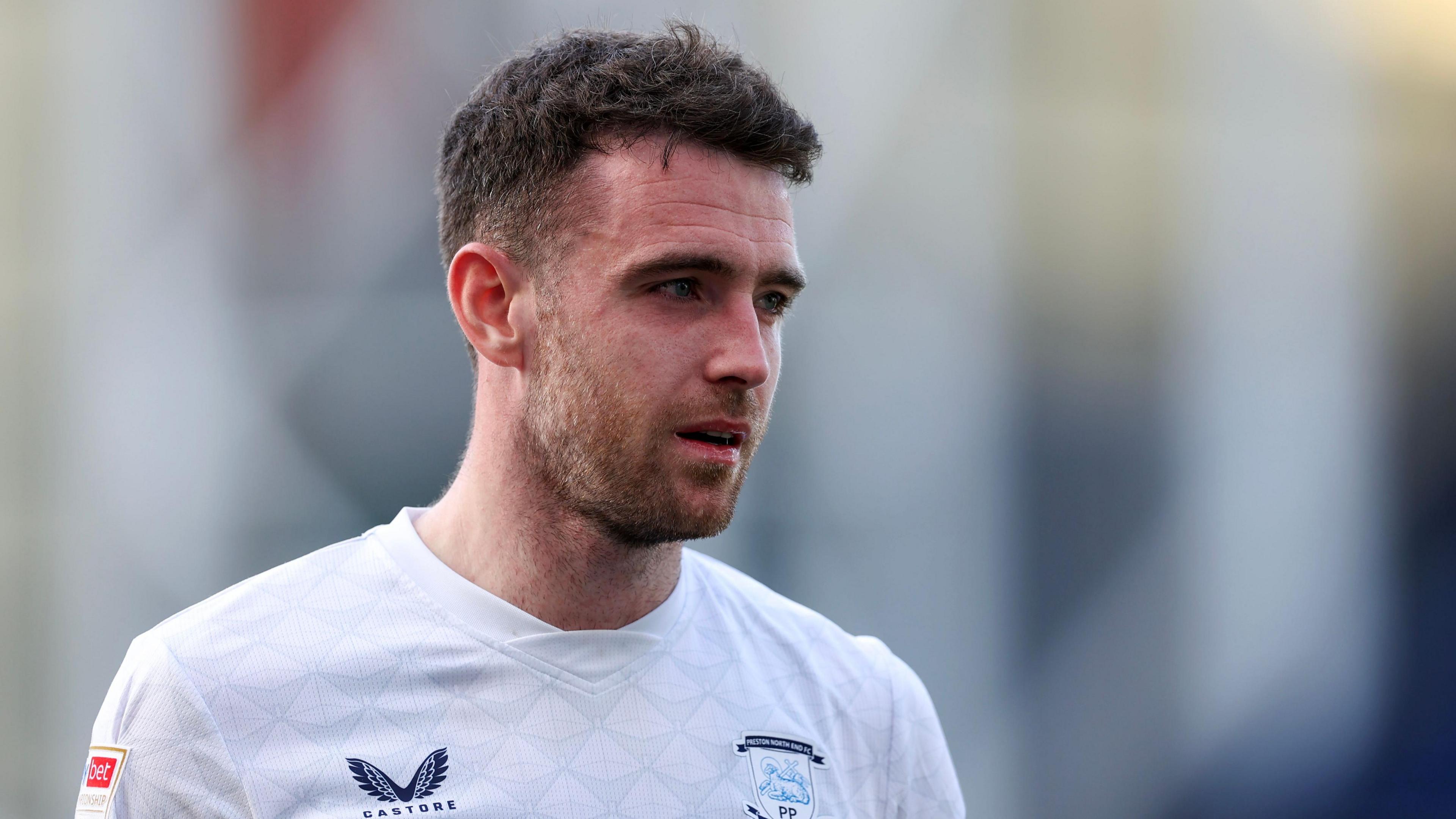 Ben Whiteman in Preston North End shirt
