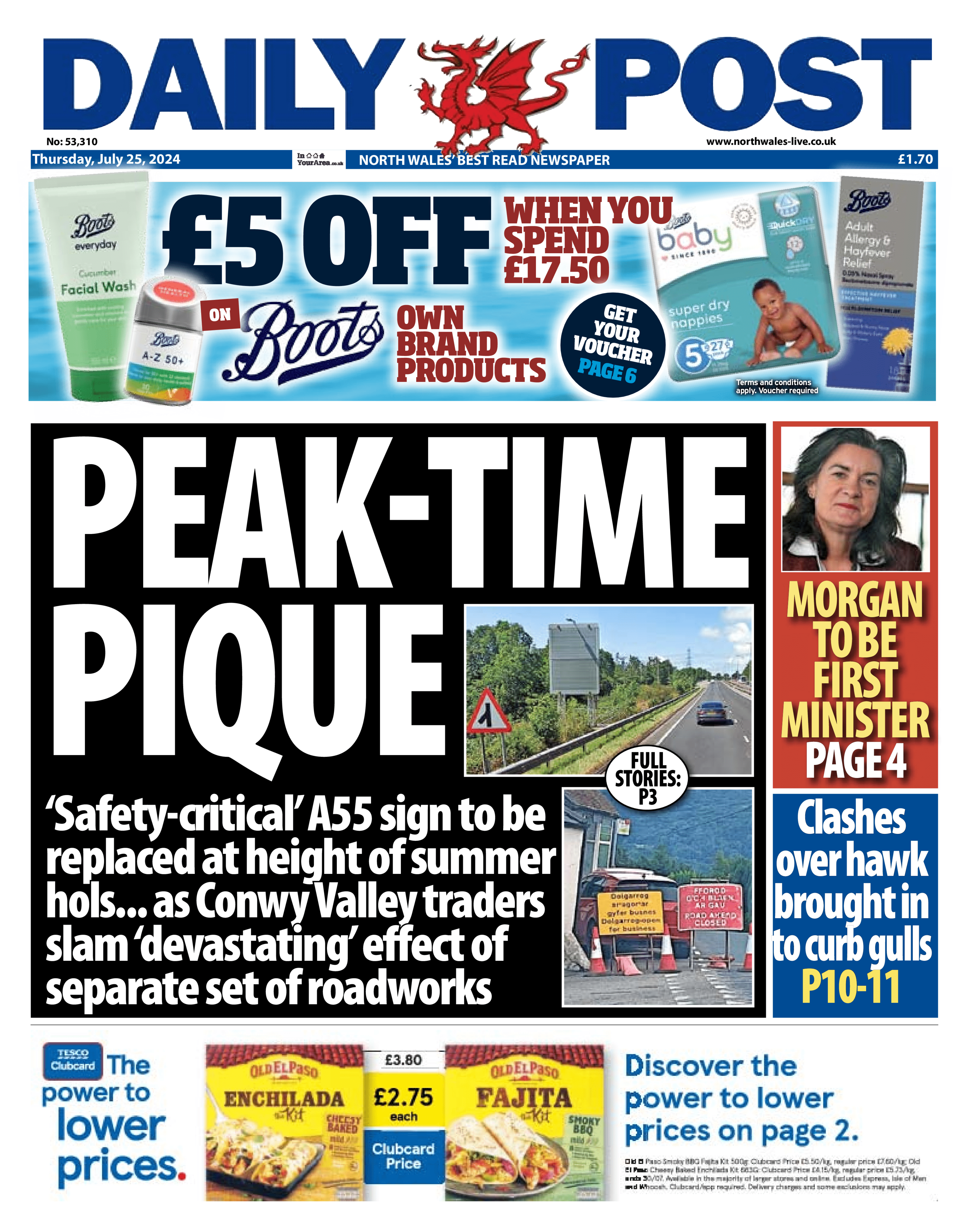 Daily Post Front page