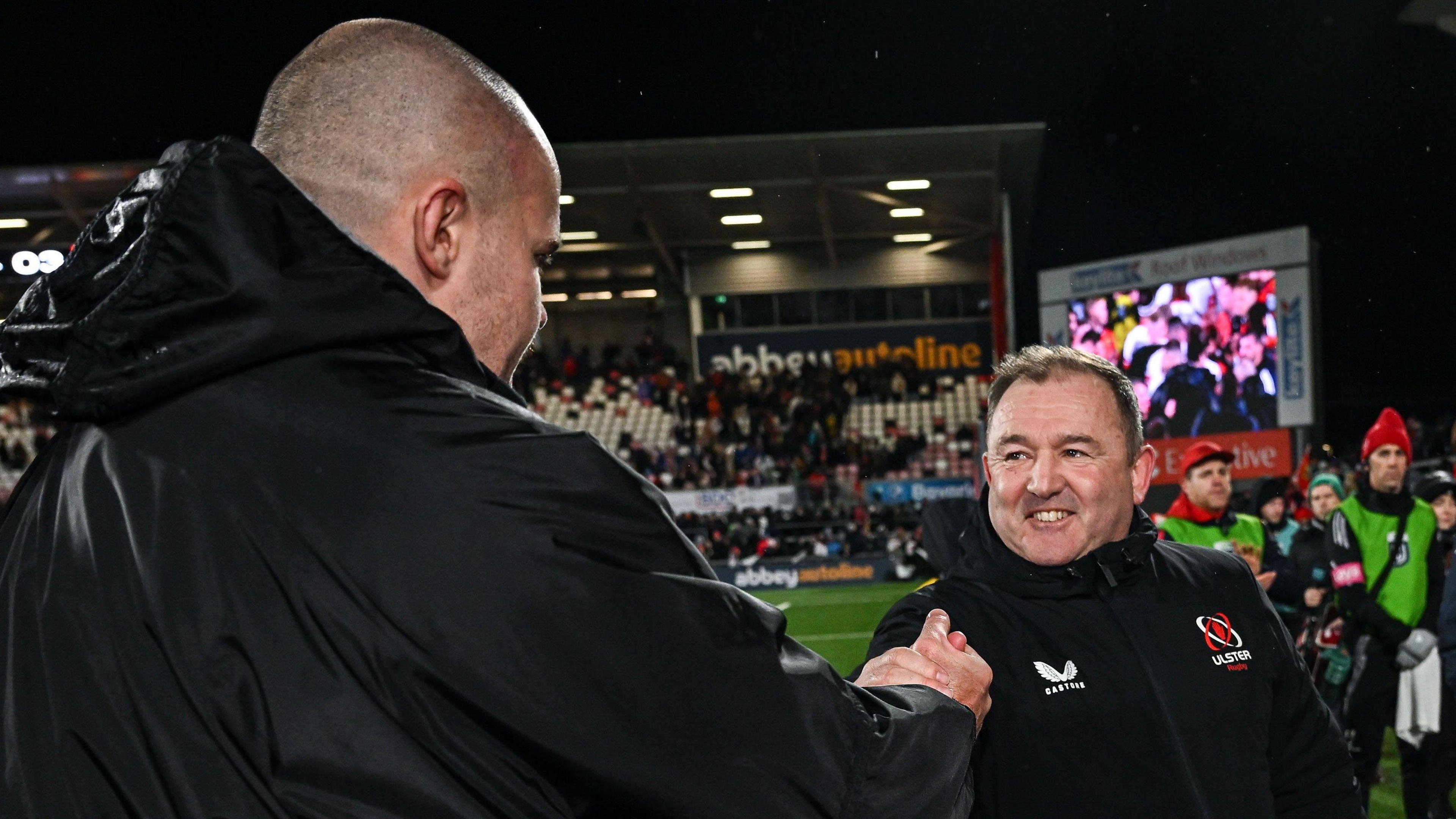 Richie Murphy celebrates with Jacob Stockdale
