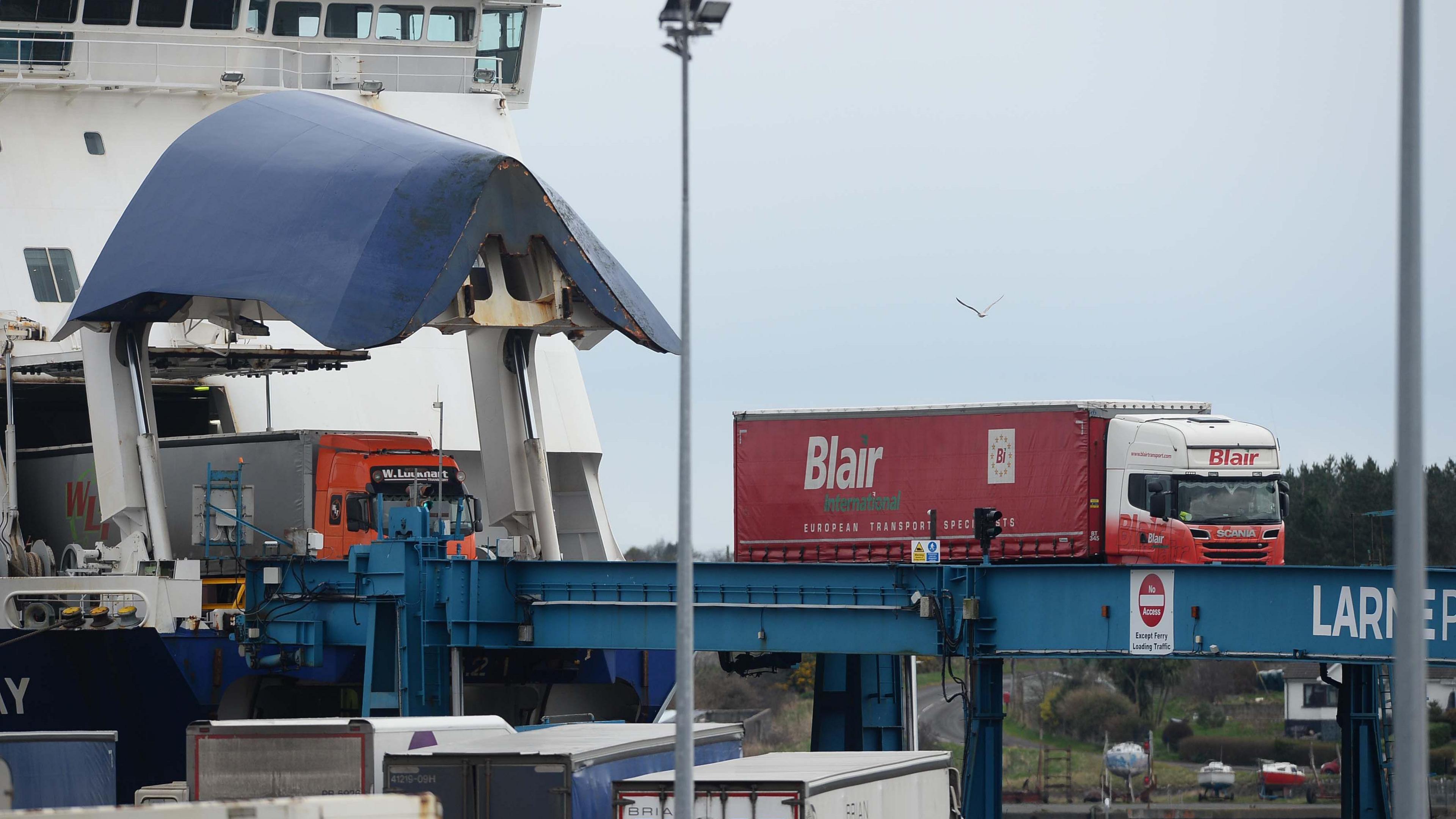 Freight at Larne Port