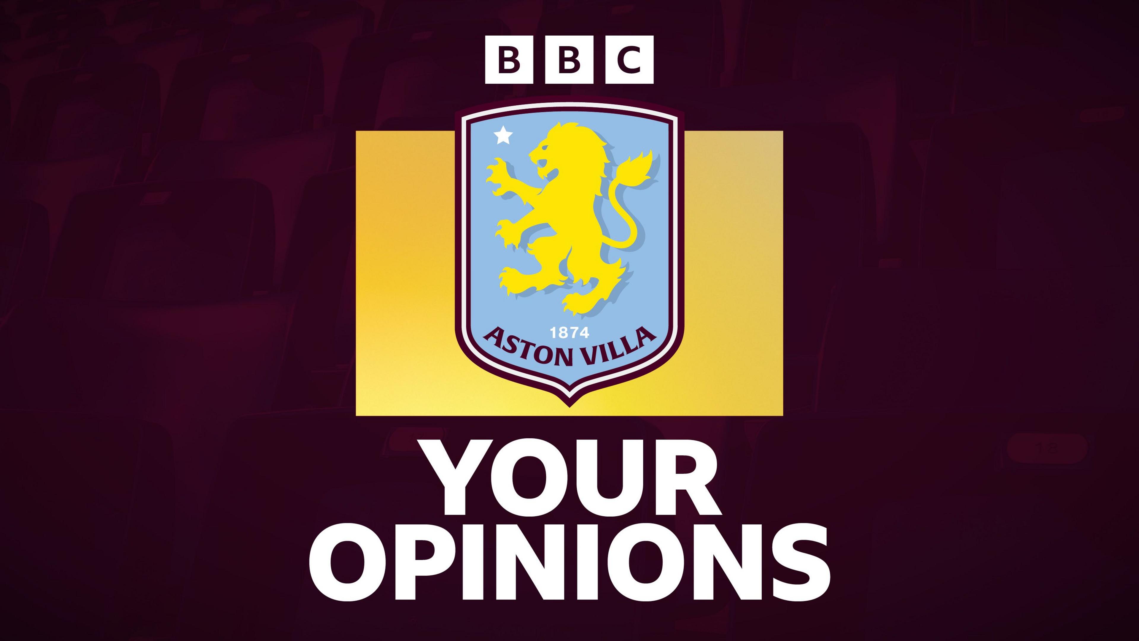 Your Aston Villa opinions graphic