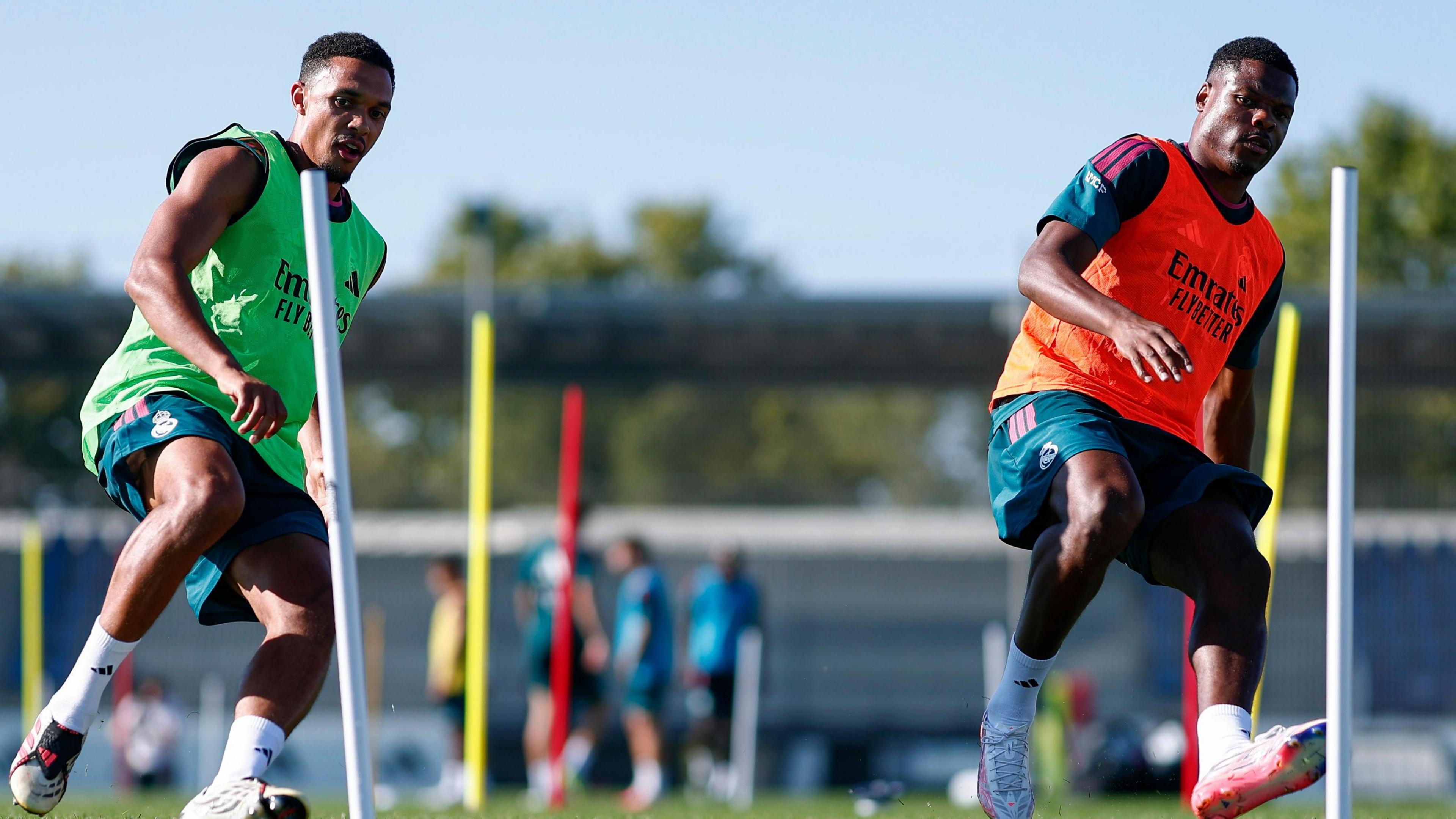 Trent Alexander-Arnold and Denzel Dumfries
