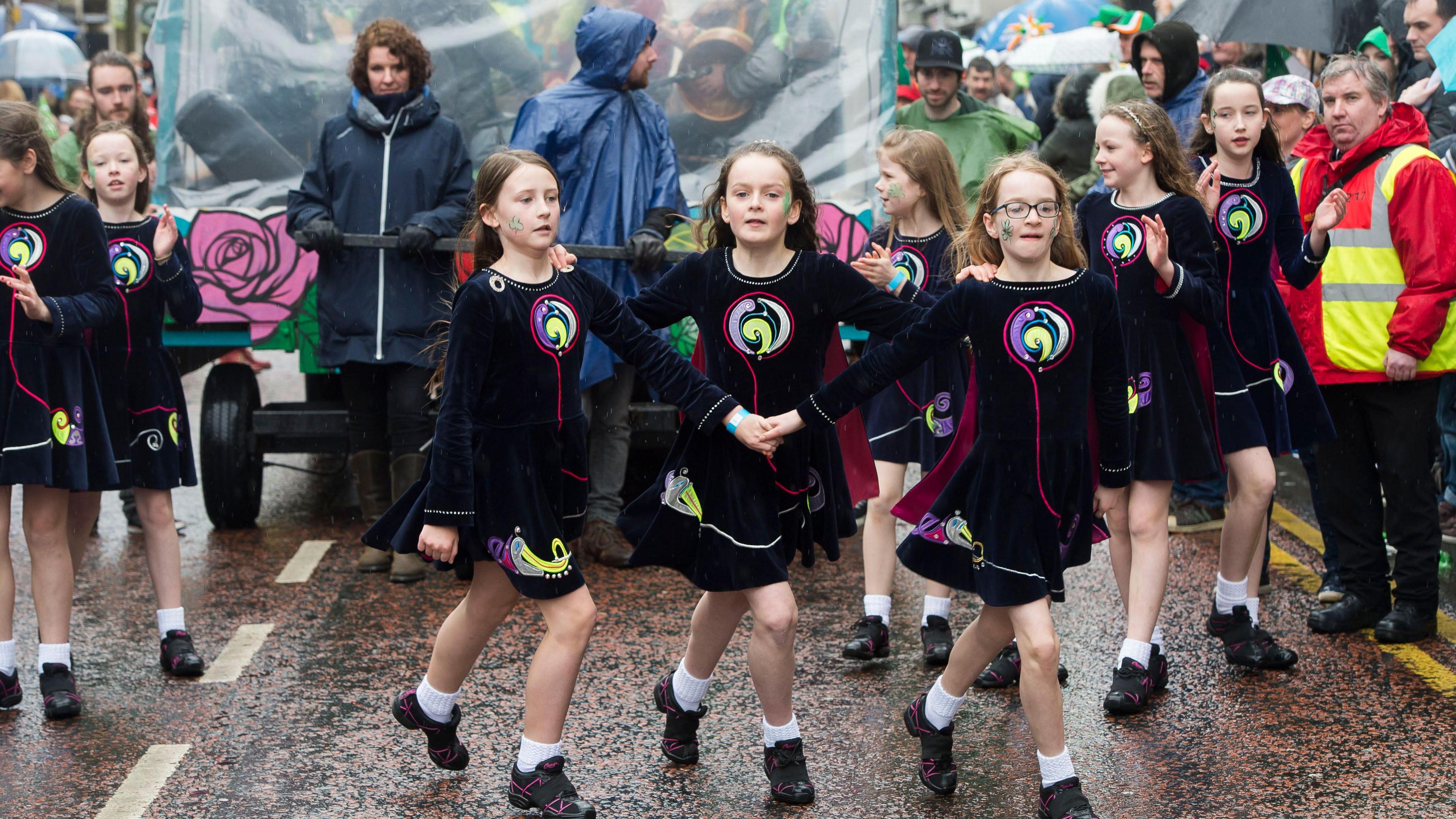 Many young people take part in parades across Ireland and beyond. 