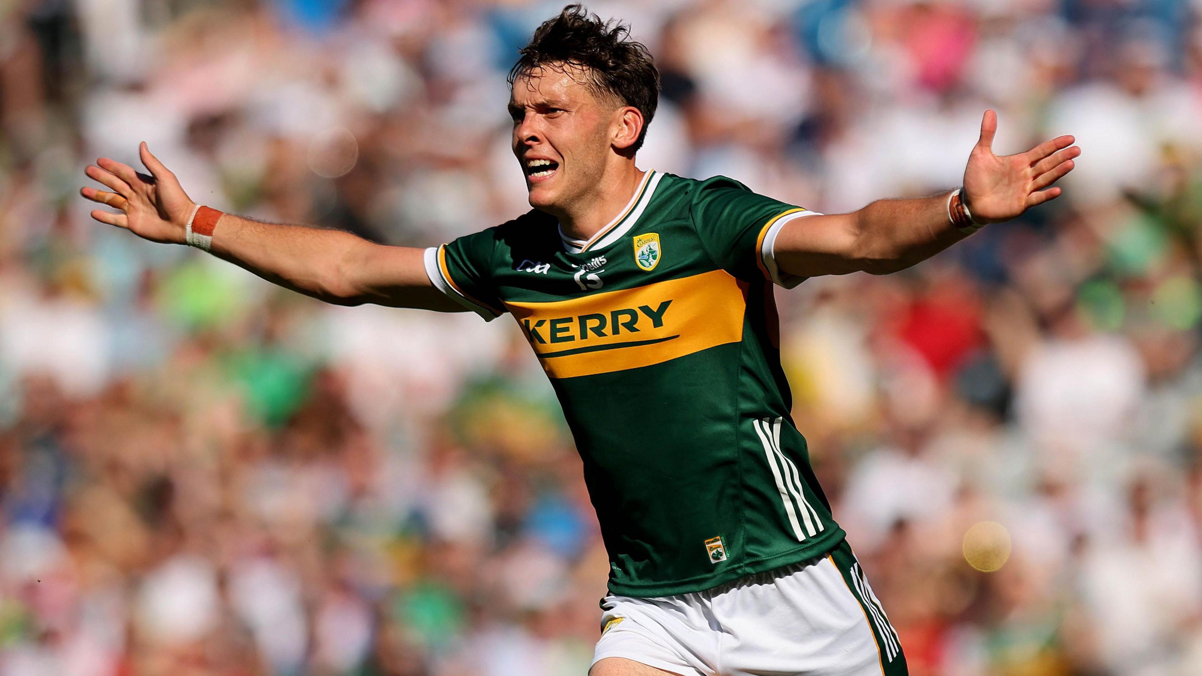 David Clifford celebrates scoring