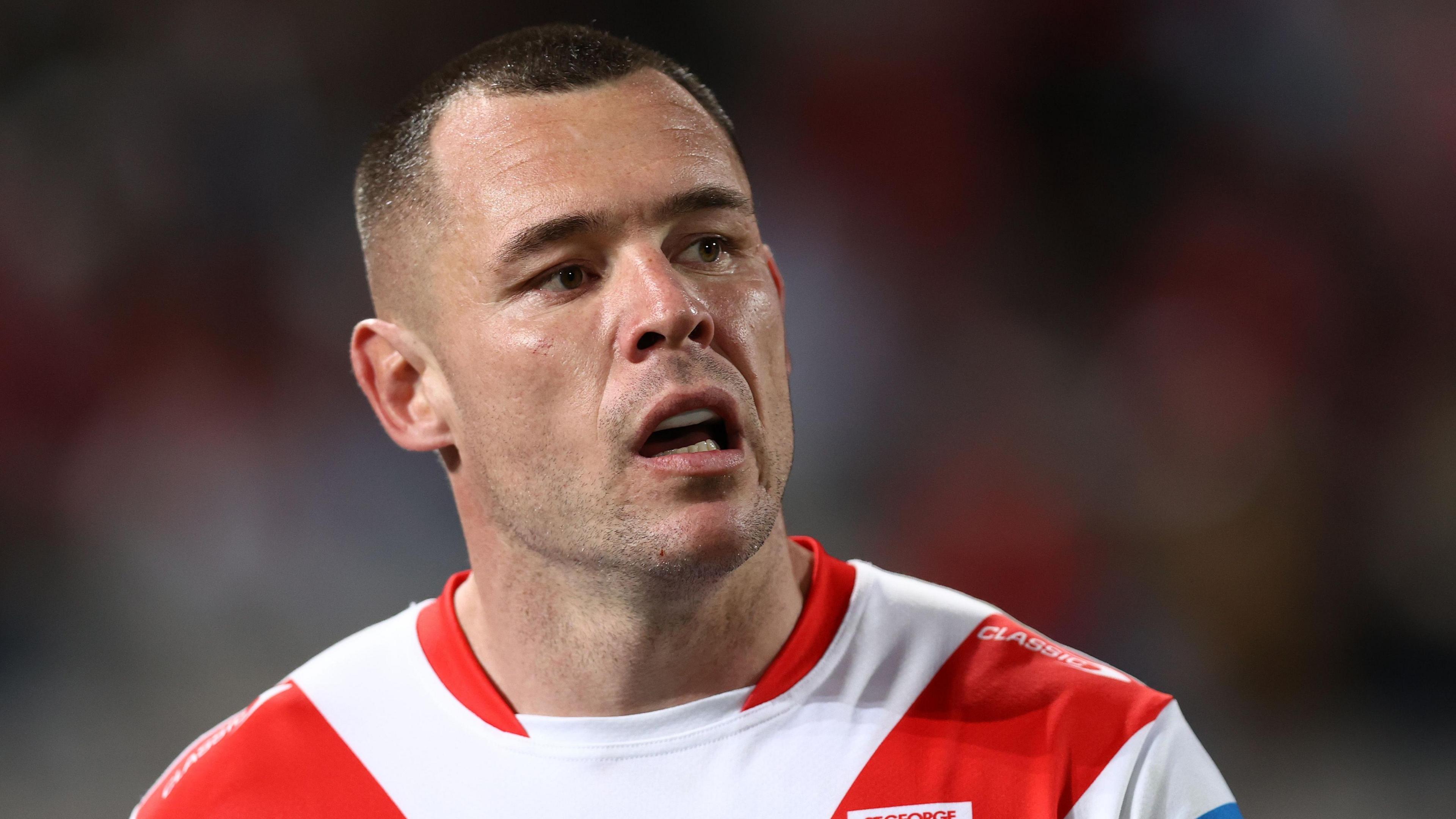 David Klemmer in action for St George Illawarra Dragons last season