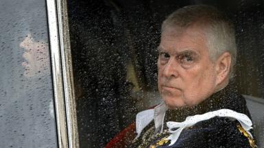 Andrew Mountbatten-Windsor in 2023 when he was still a prince